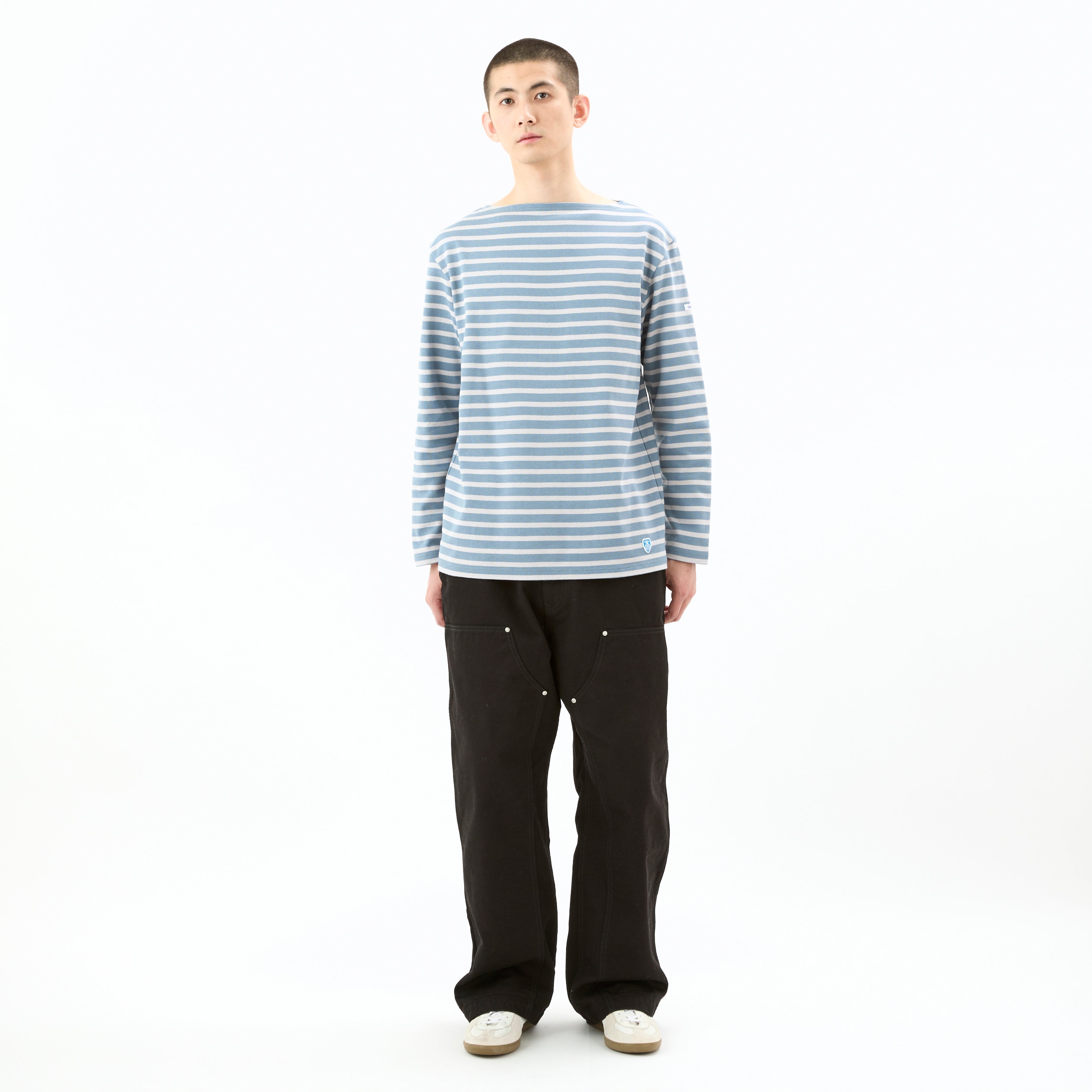 Cotton Lourd Basque Shirt Border