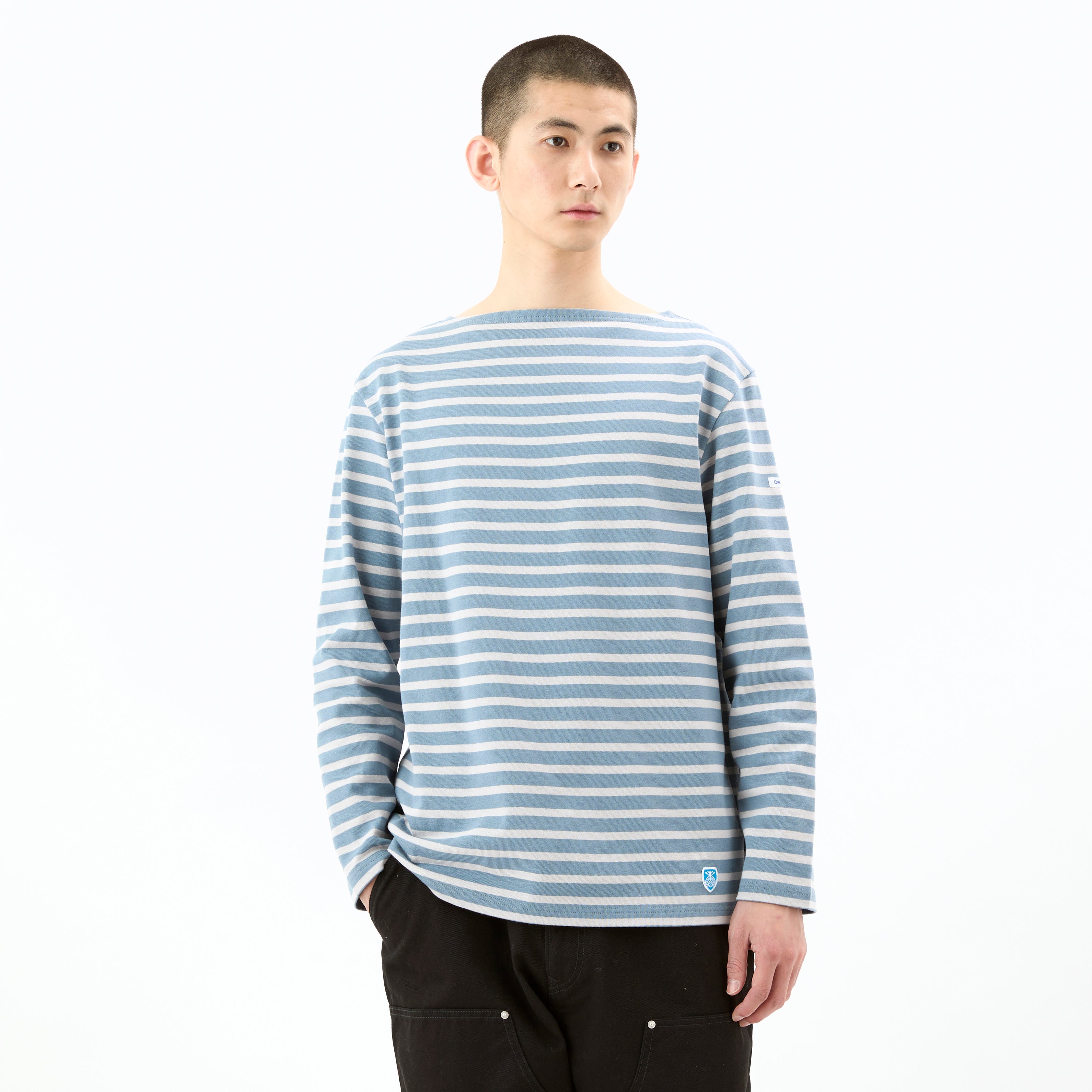 Cotton Lourd Basque Shirt Border