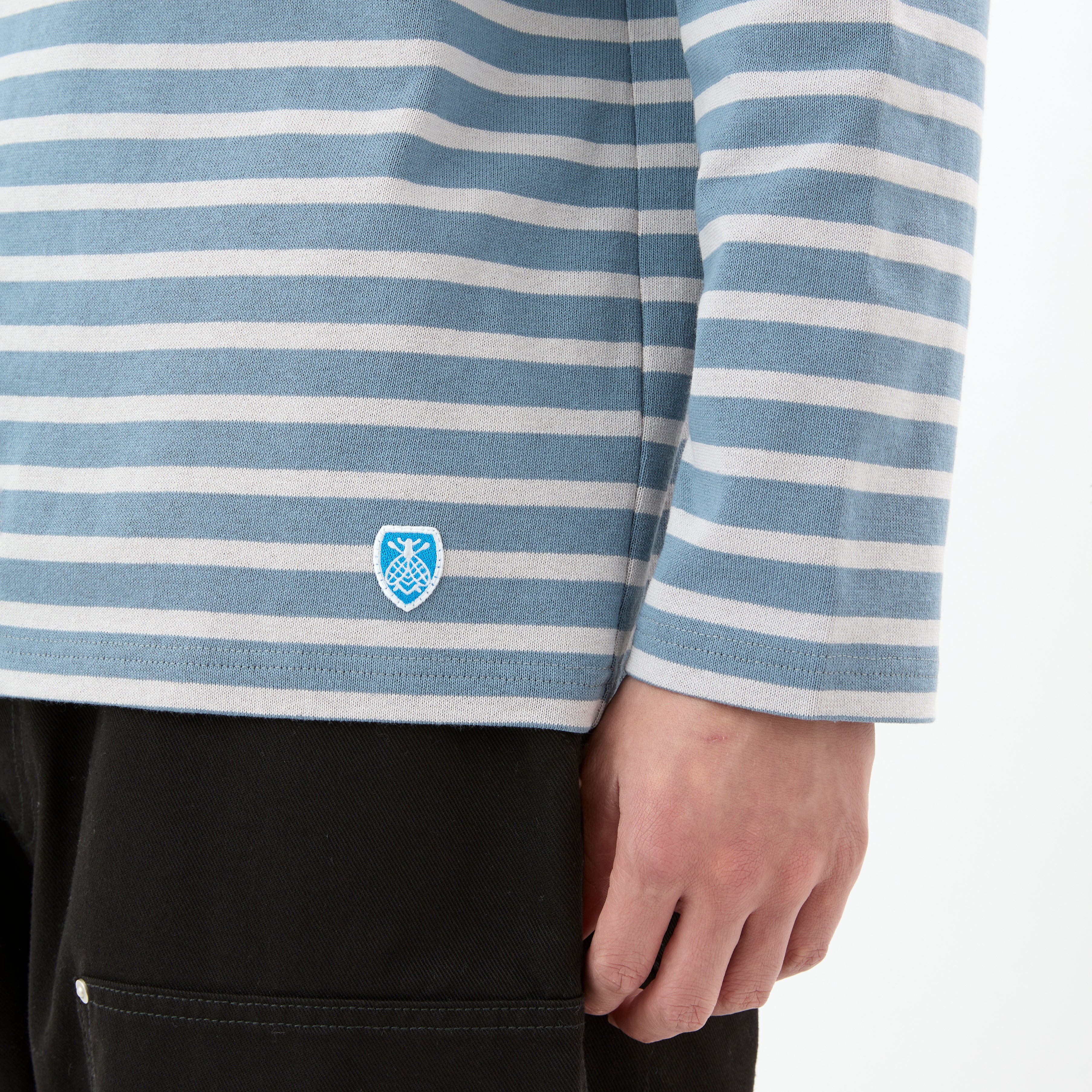 Cotton Lourd Basque Shirt Border