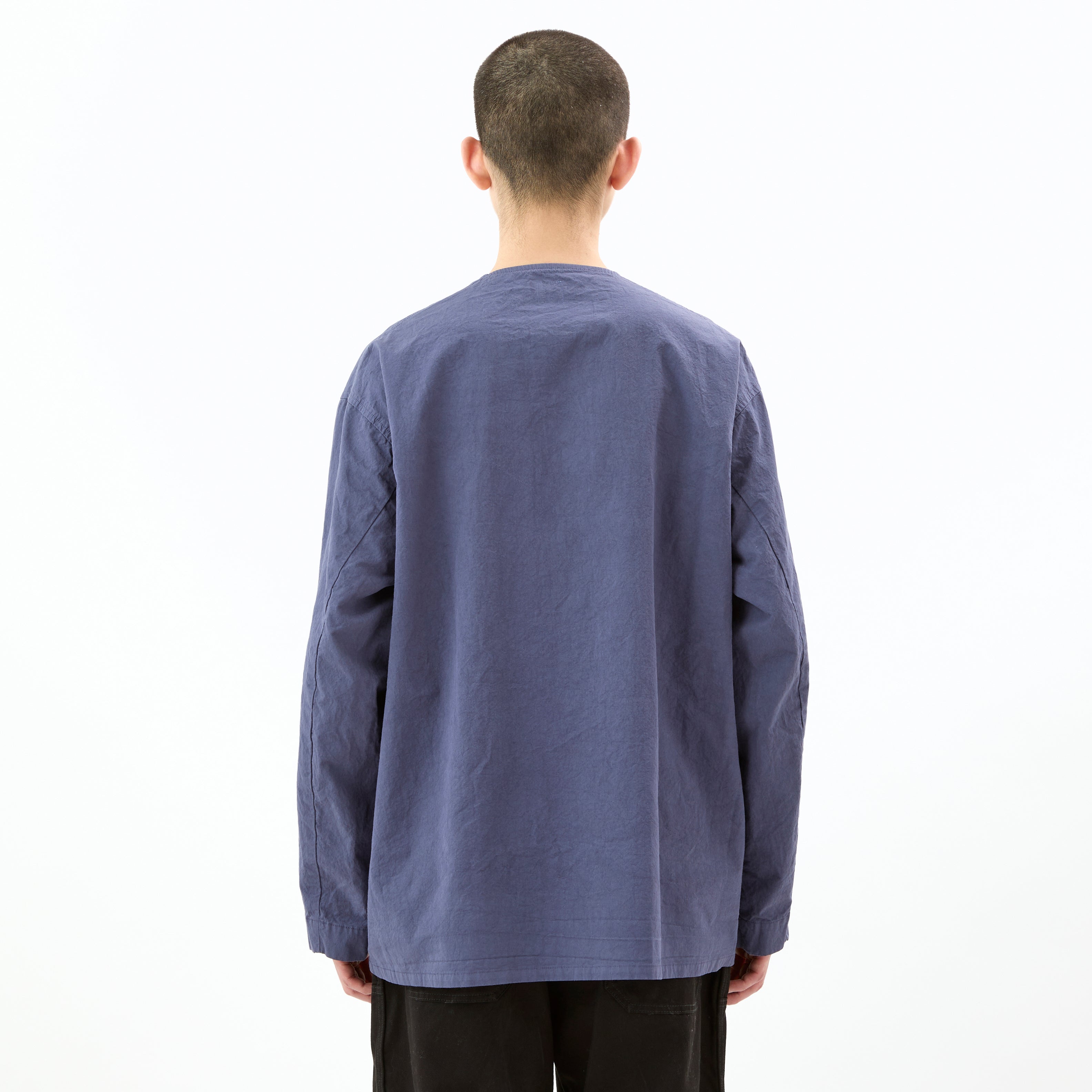 Garment Dye Twill Dump Collarless Shirt