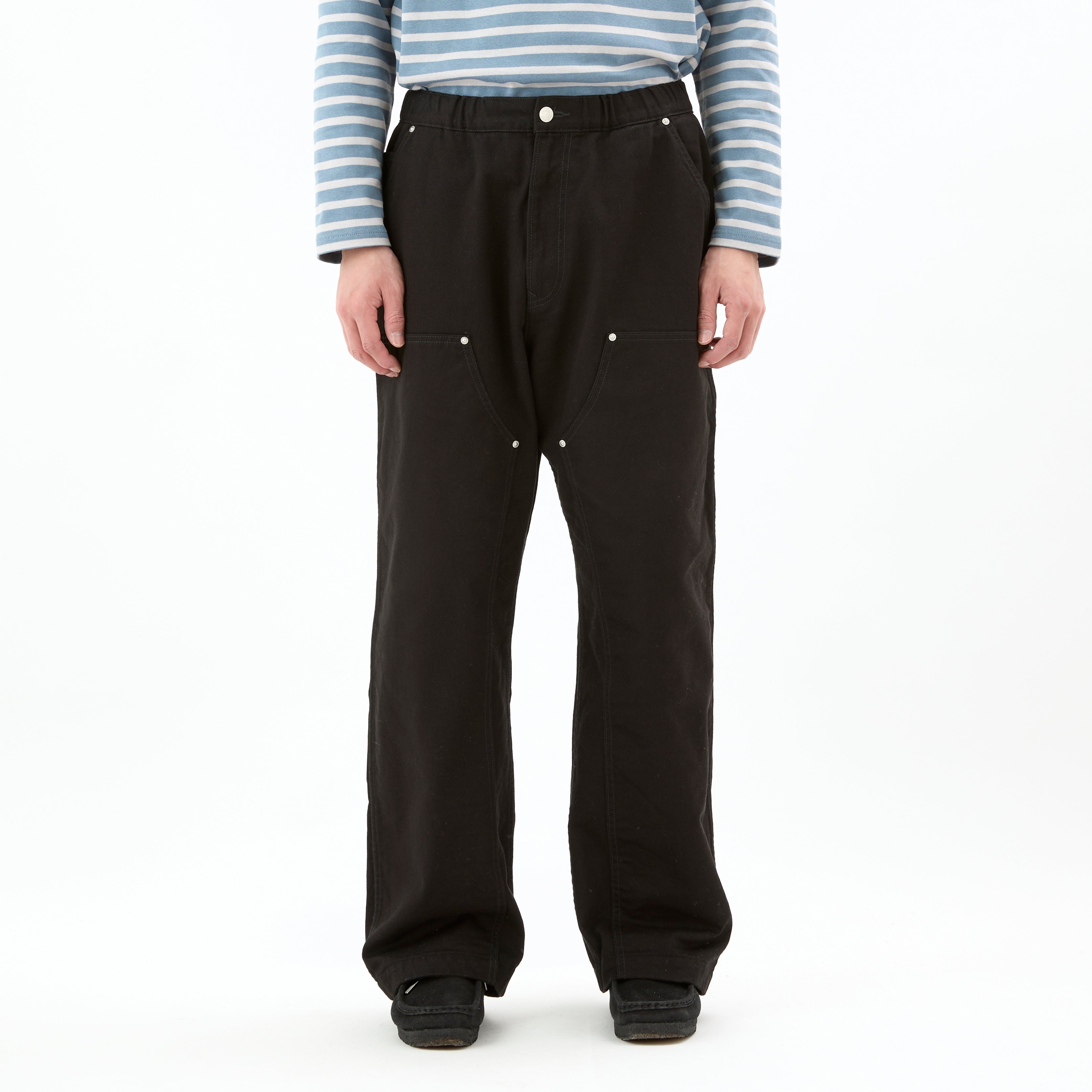 Men's Cotton Twill Double Knee Easy Pants
