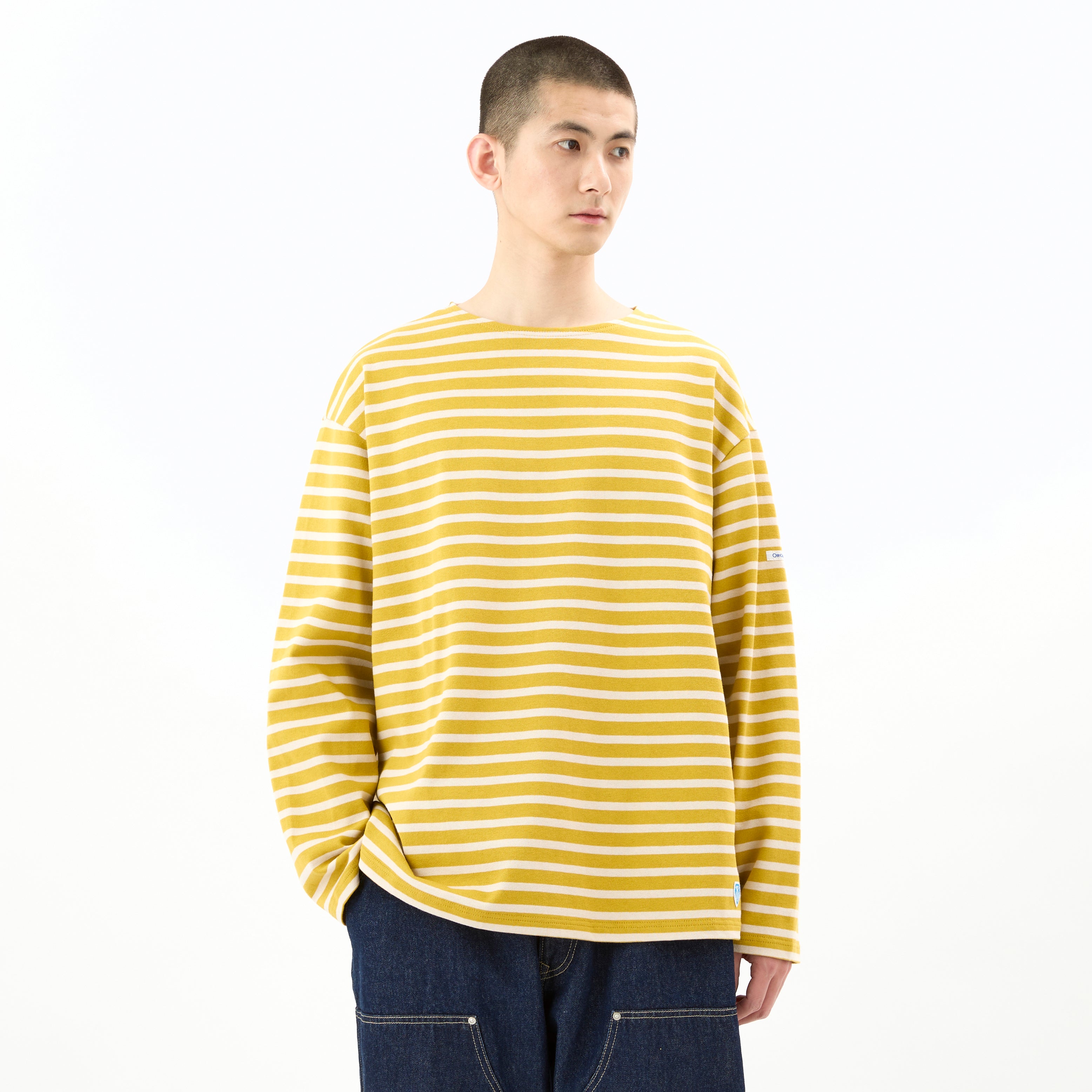 Men's Cotton Lourd Wide Basque Shirt