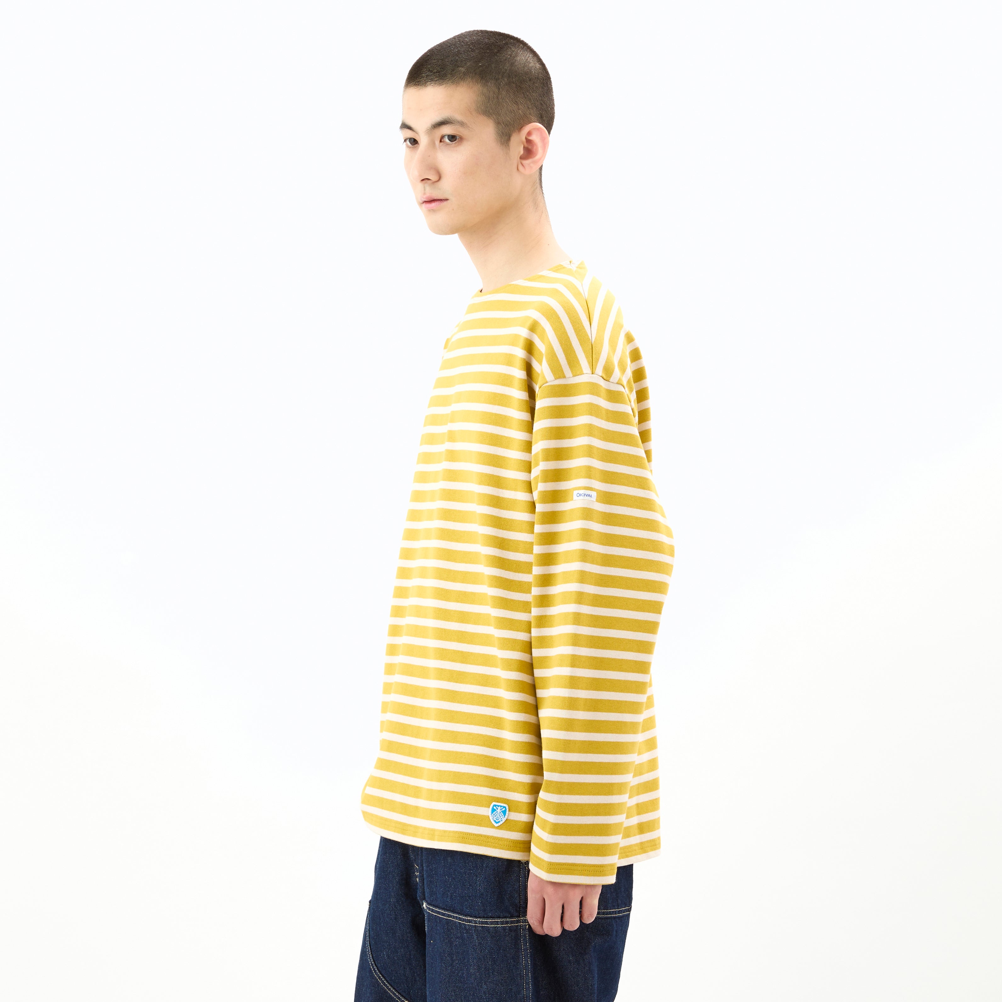 Men's Cotton Lourd Wide Basque Shirt
