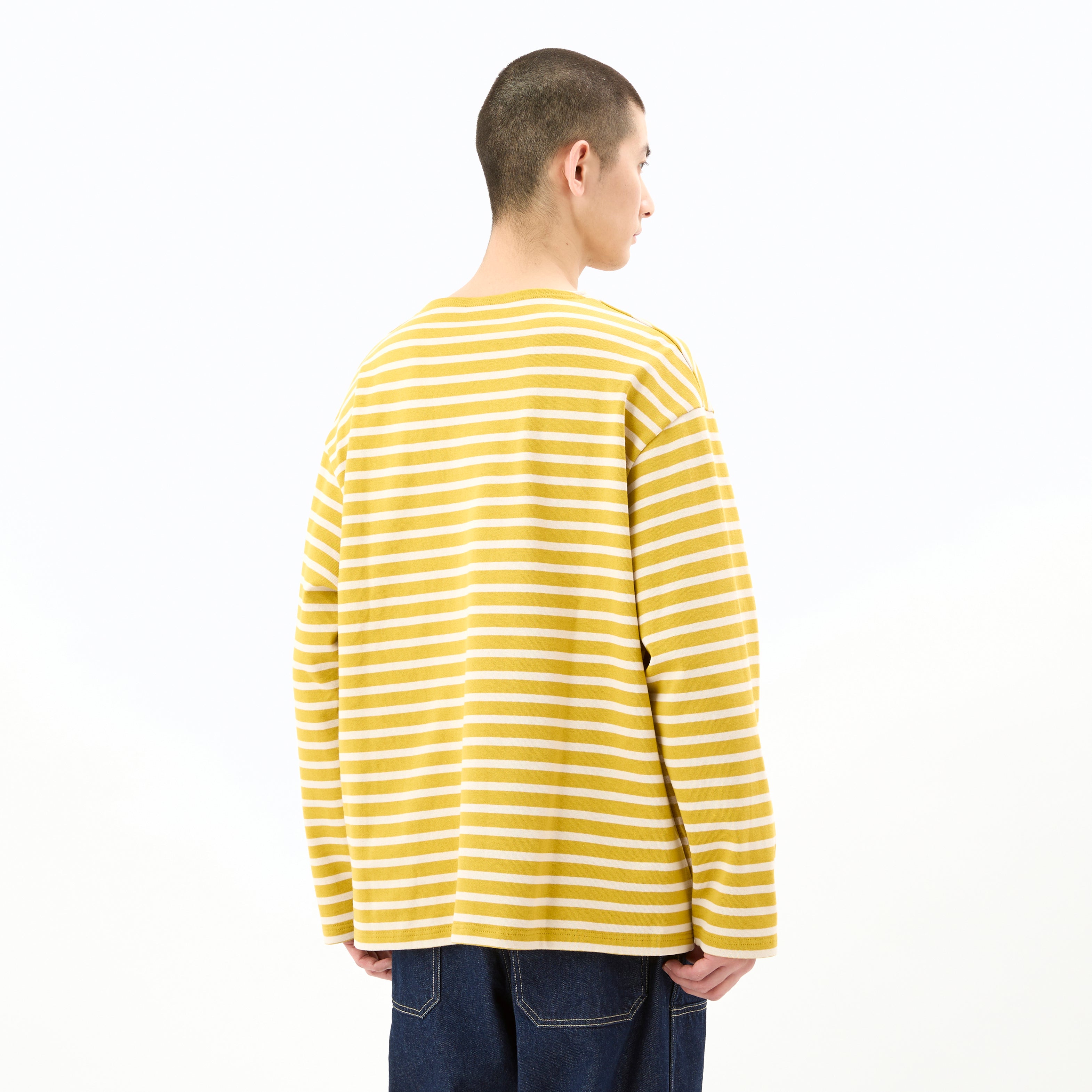 Men's Cotton Lourd Wide Basque Shirt