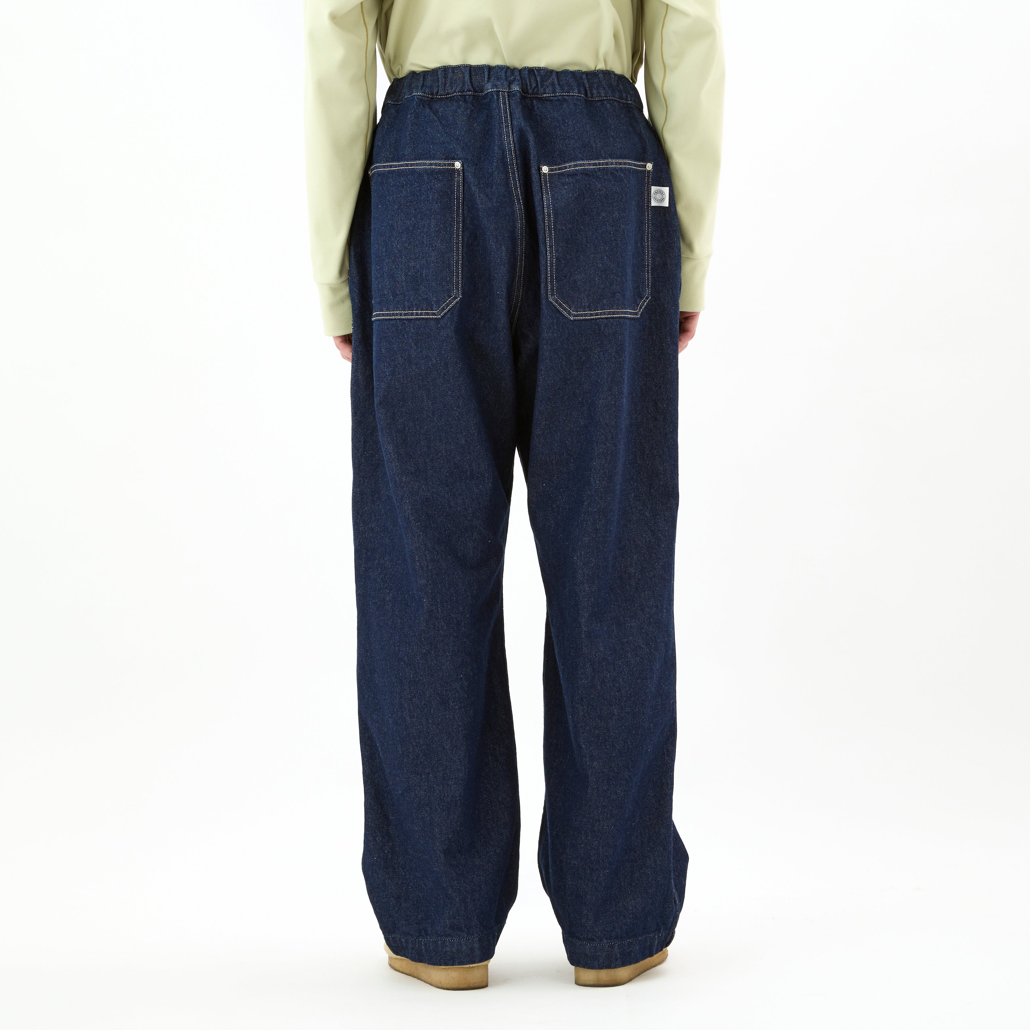 Men's Denim Double Knee Easy Pants