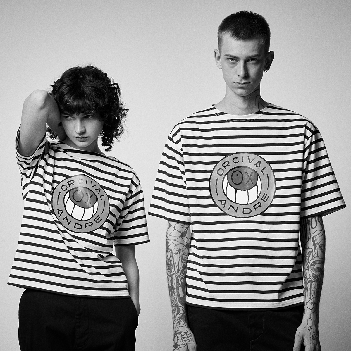 【ORCIVAL×ANDRE】 Suvin Jersey Boat Neck Half Sleeve T-Shirt