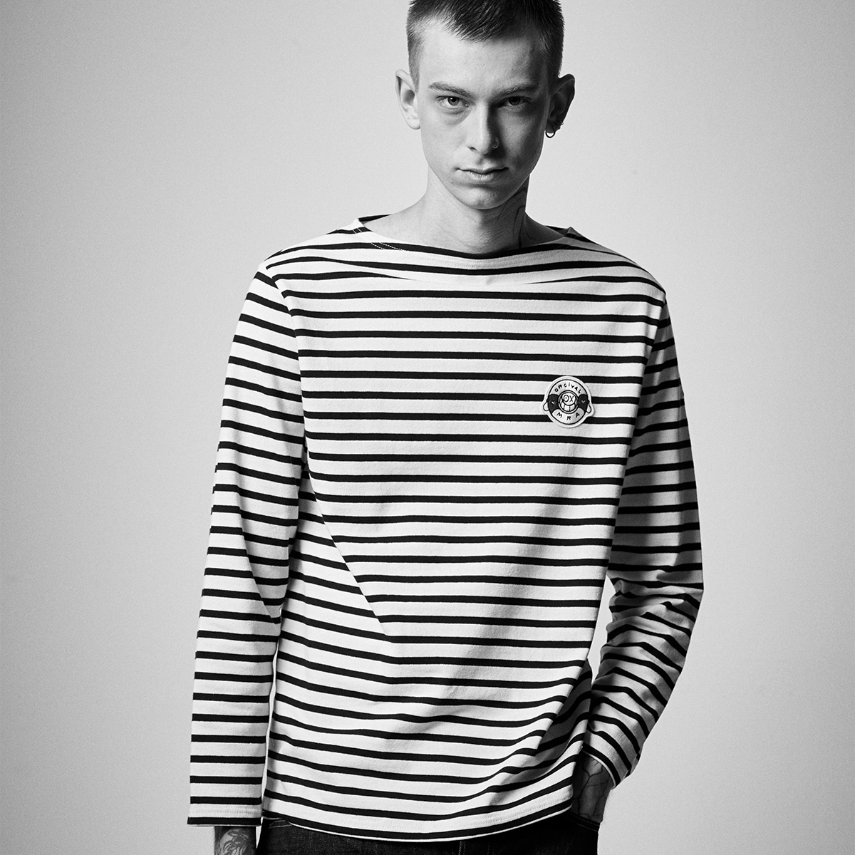 【ORCIVAL×ANDRE】 Cotton Lourd Basque Shirt