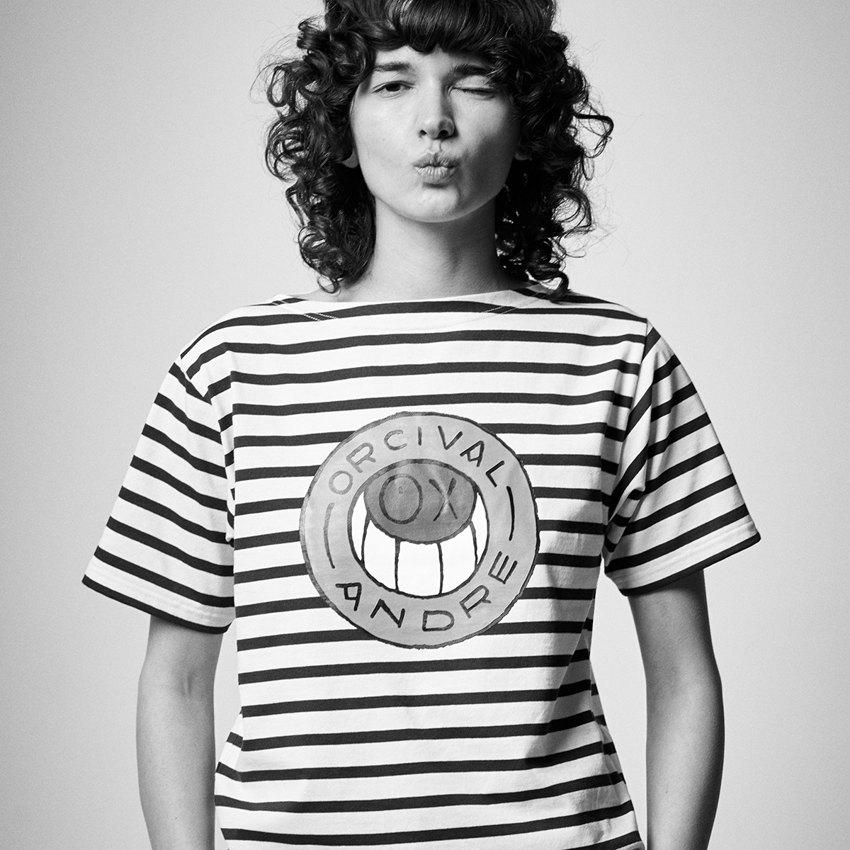 【ORCIVAL×ANDRE】 Women's Suvin Jersey Boat Neck Half Sleeve T-Shirt