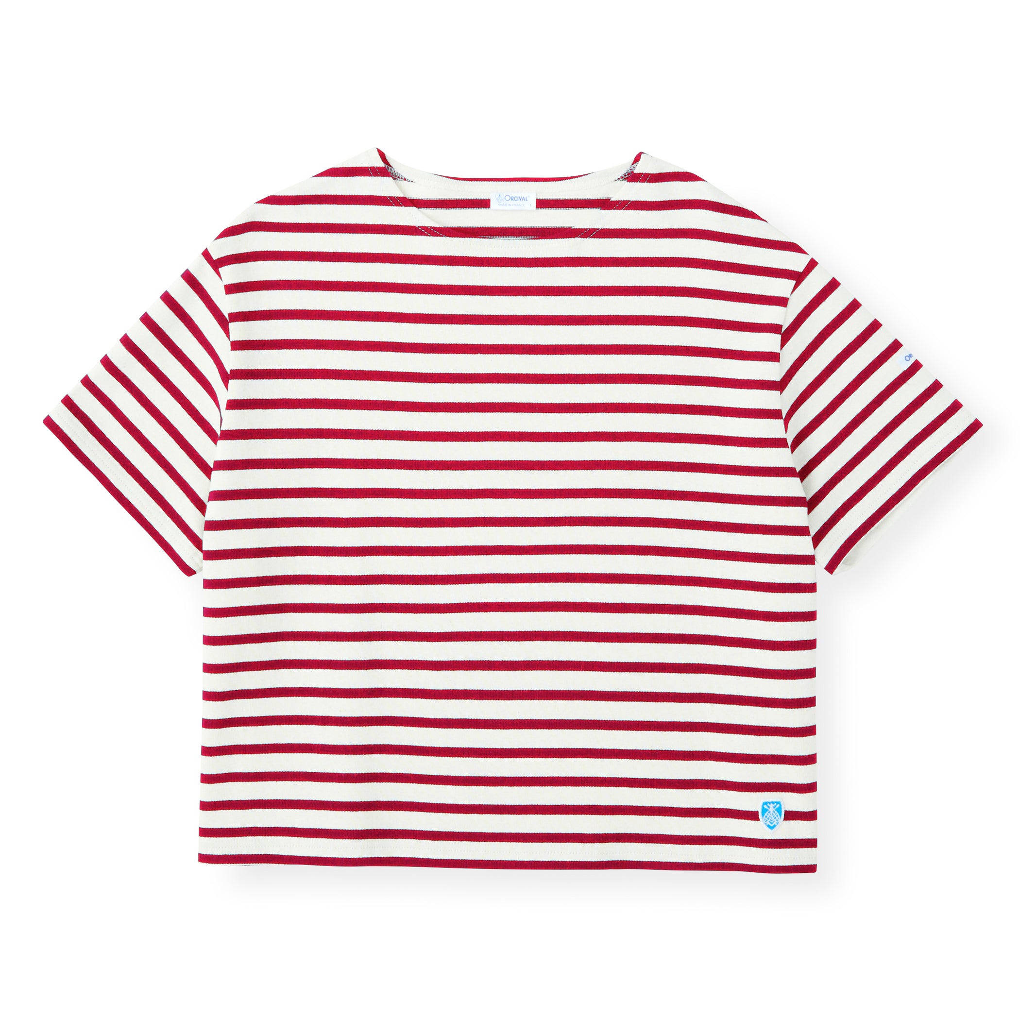 Women's Cotton Lourd Crew Neck Basque Shirt