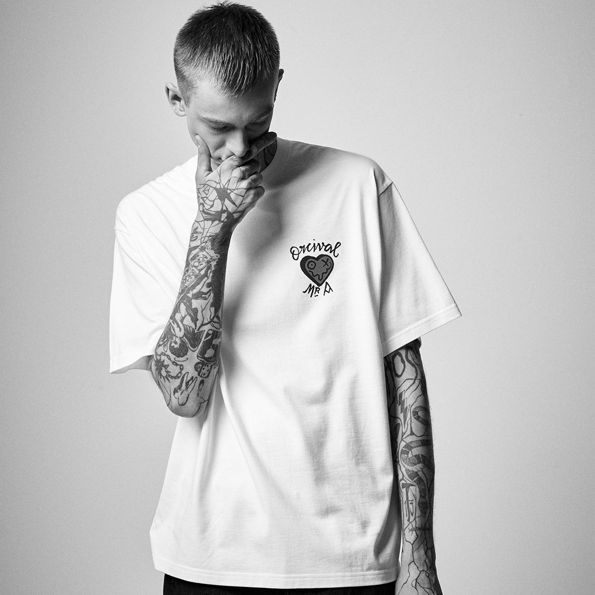 【ORCIVAL×ANDRE】 Short Sleeve Crew Neck T-shirt