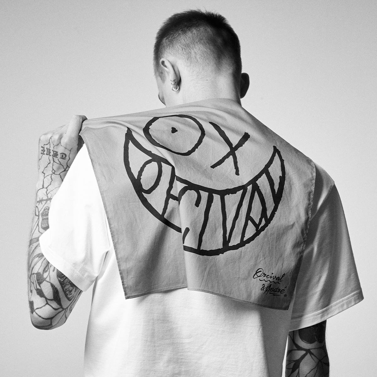 【ORCIVAL×ANDRE】 Print Handkerchief