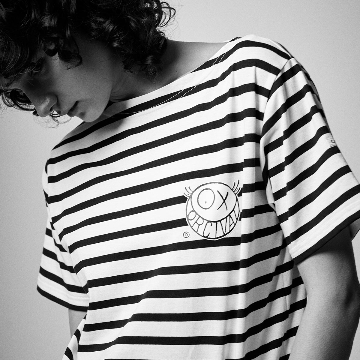 【ORCIVAL×ANDRE】 Suvin Jersey Boat Neck Half Sleeve T-Shirt