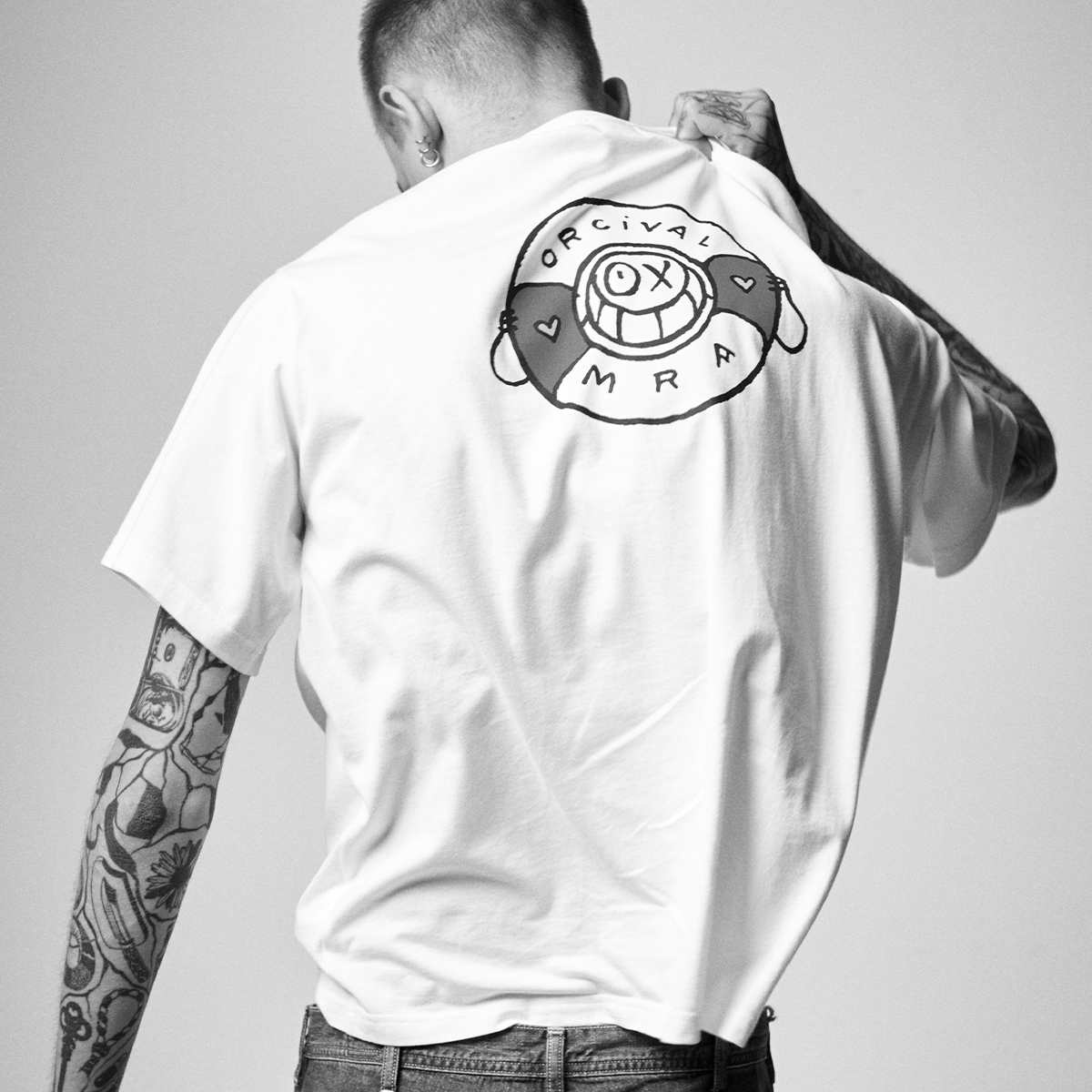 【ORCIVAL×ANDRE】 Short Sleeve Crew Neck T-shirt