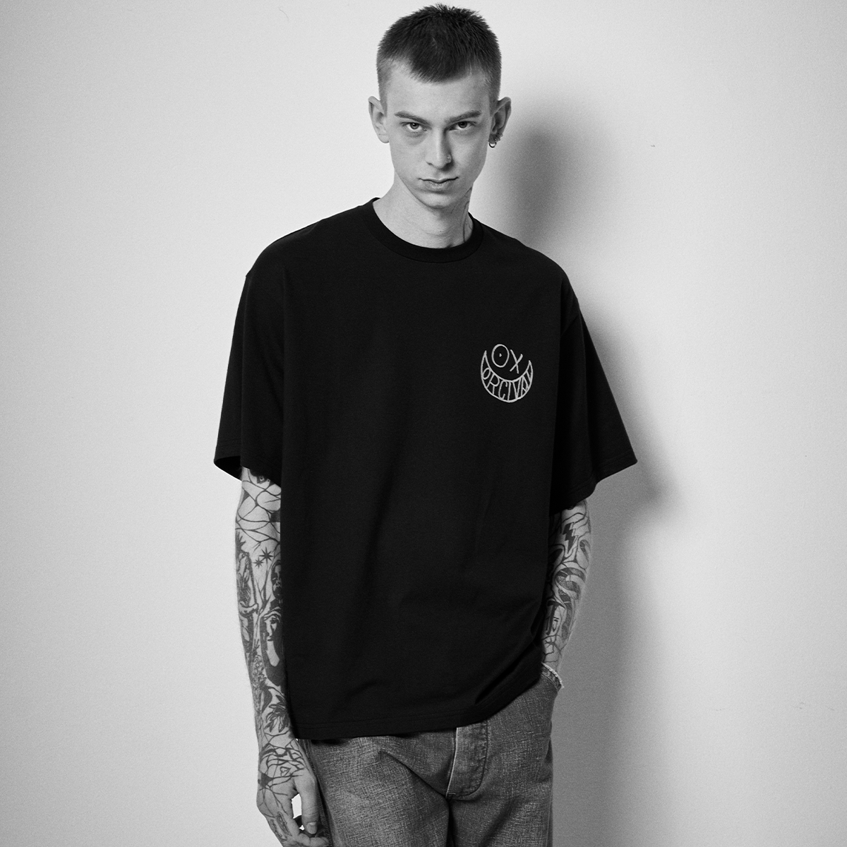 【ORCIVAL×ANDRE】 Short Sleeve Crew Neck T-shirt