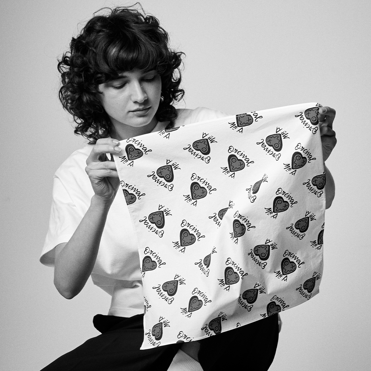 【ORCIVAL×ANDRE】 Print Handkerchief
