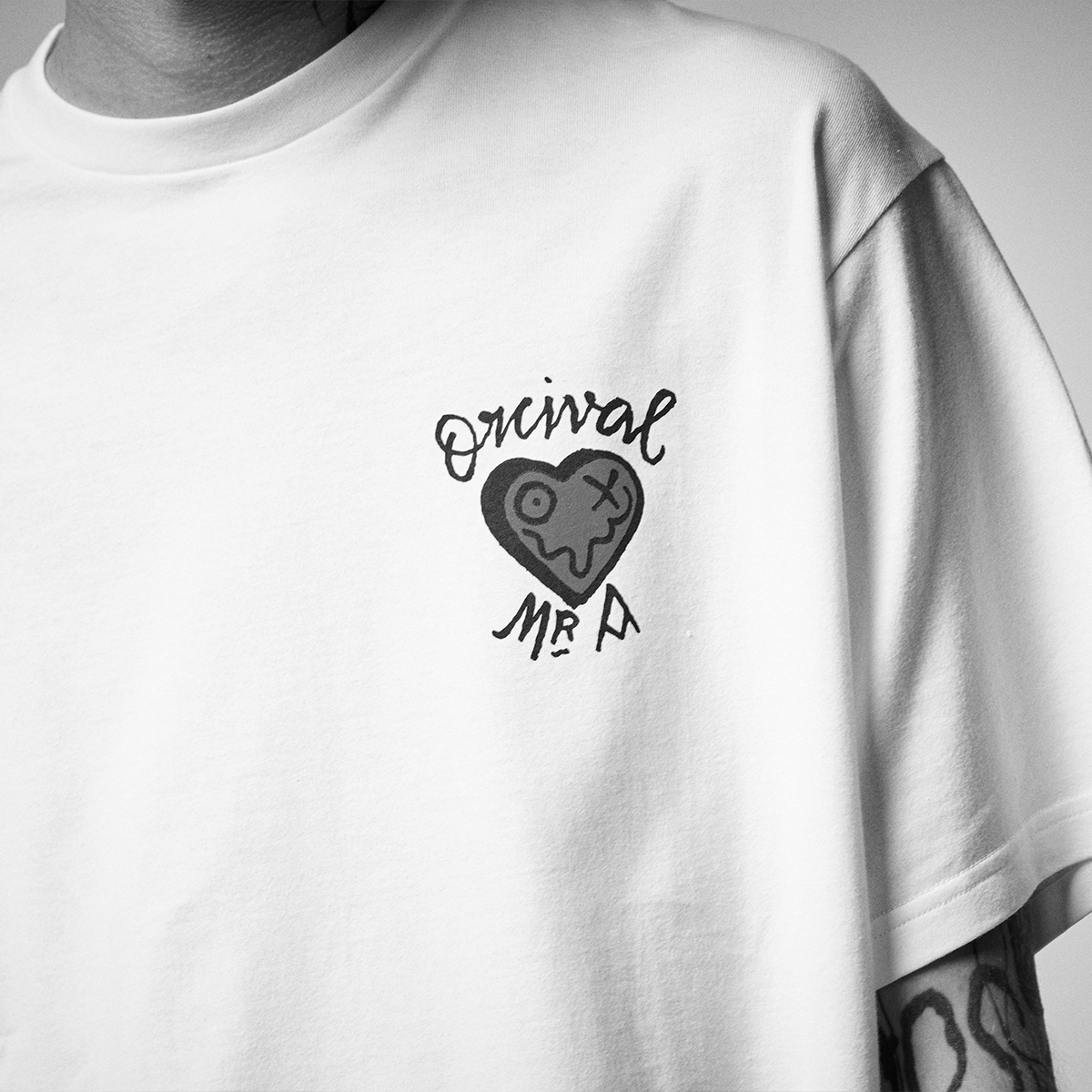 【ORCIVAL×ANDRE】 Short Sleeve Crew Neck T-shirt
