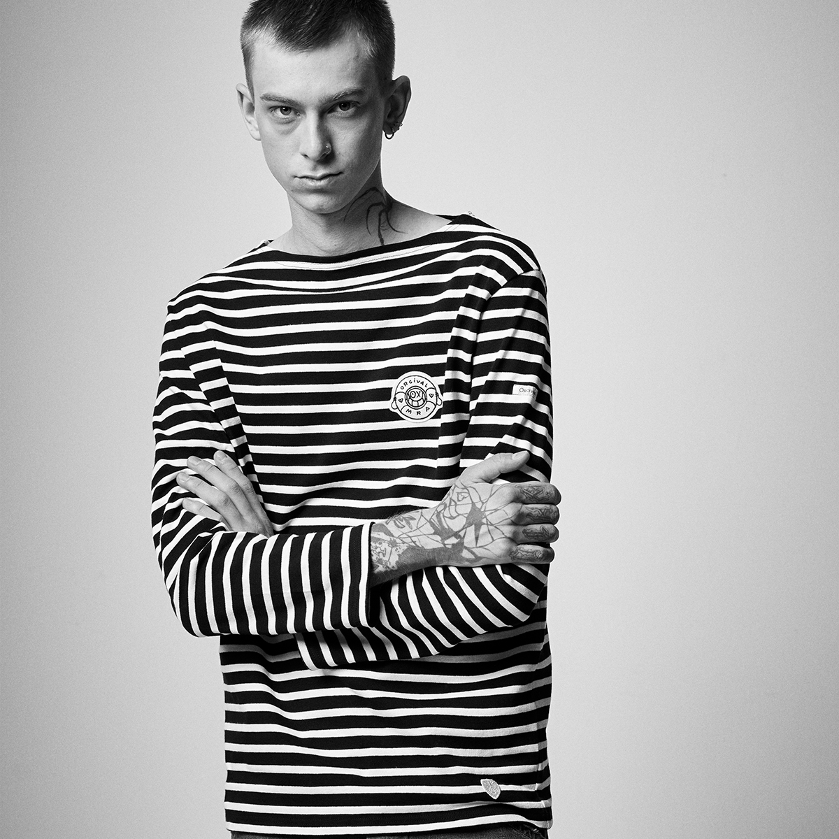 【ORCIVAL×ANDRE】 Cotton Lourd Basque Shirt