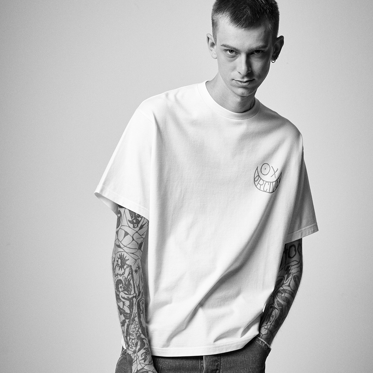 【ORCIVAL×ANDRE】 Short Sleeve Crew Neck T-shirt