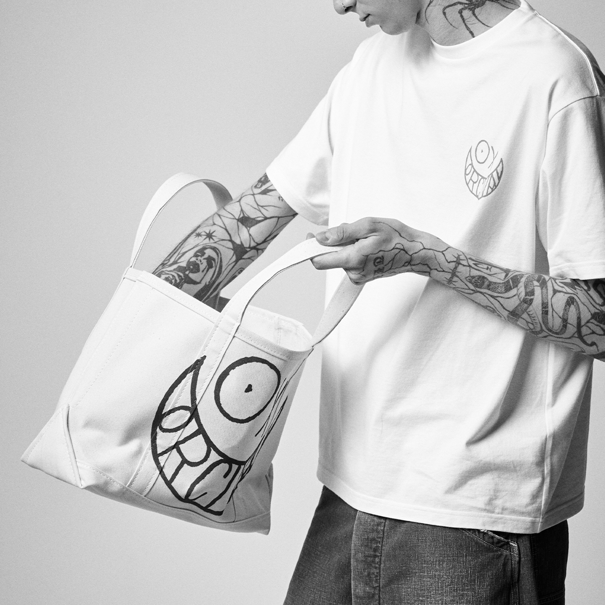【ORCIVAL×ANDRE】 Print Tote Bag Medium