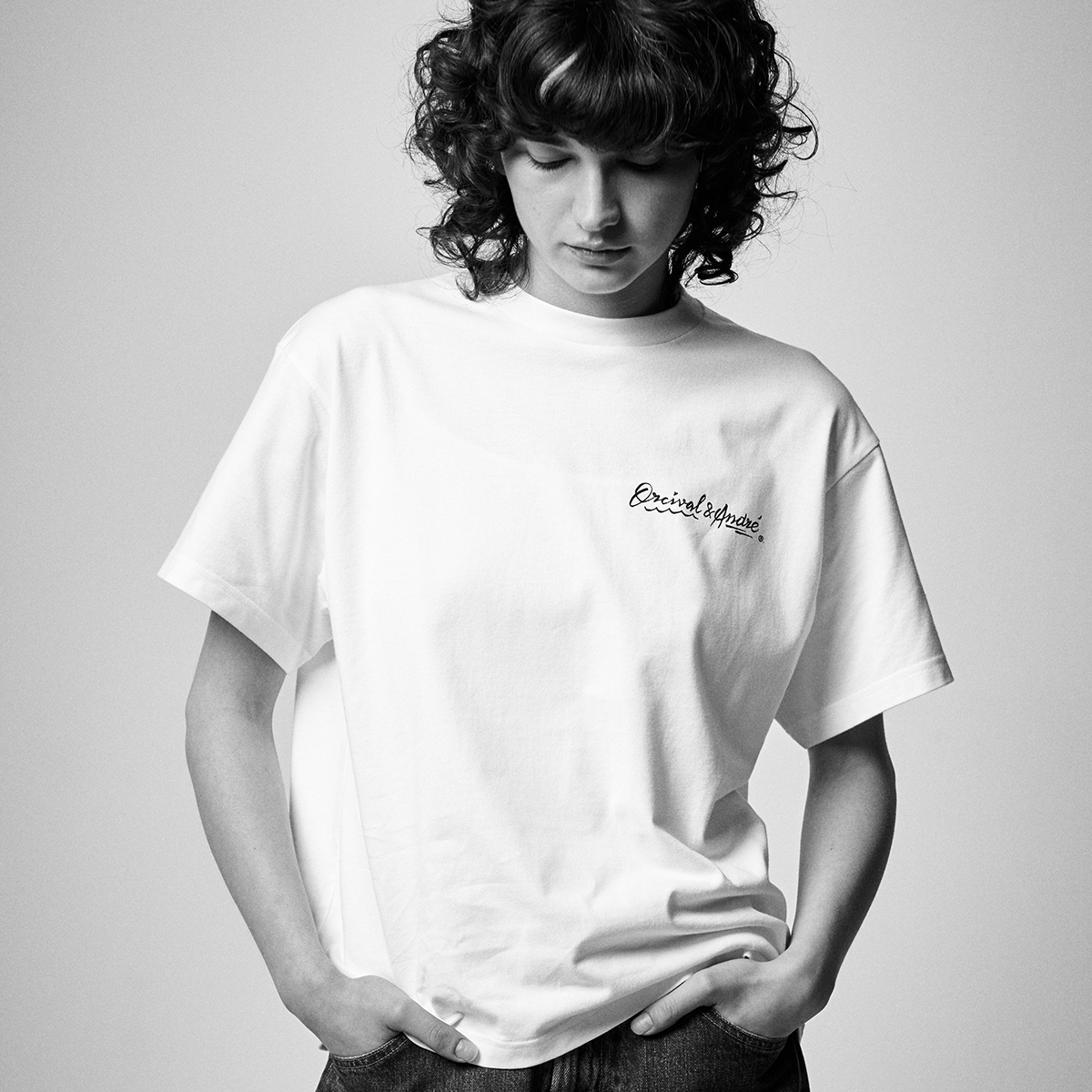 【ORCIVAL×ANDRE】 Short Sleeve Crew Neck T-shirt