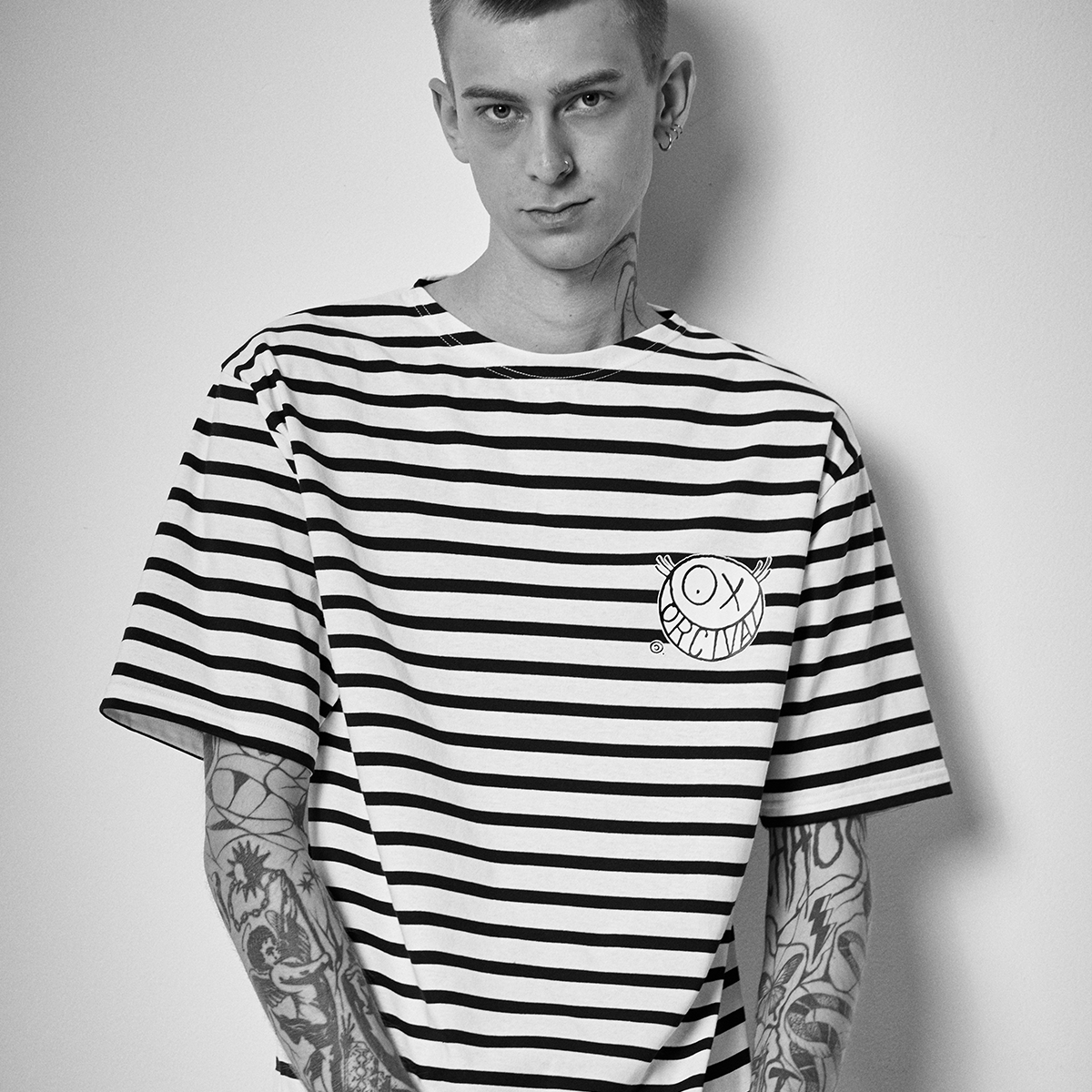 【ORCIVAL×ANDRE】 Suvin Jersey Boat Neck Half Sleeve T-Shirt