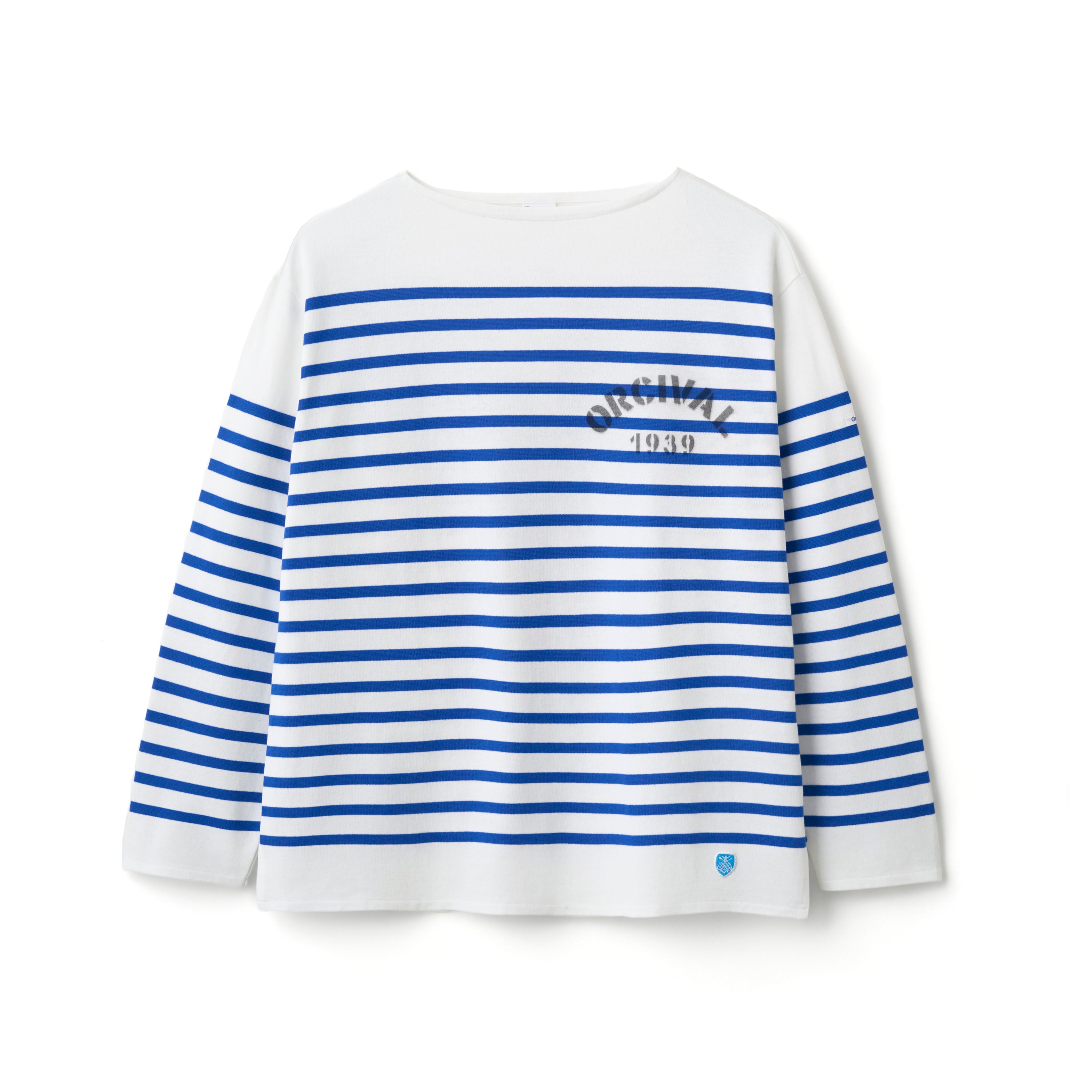 Men's Rachel Printed Boat Neck Wide Basque Shirt