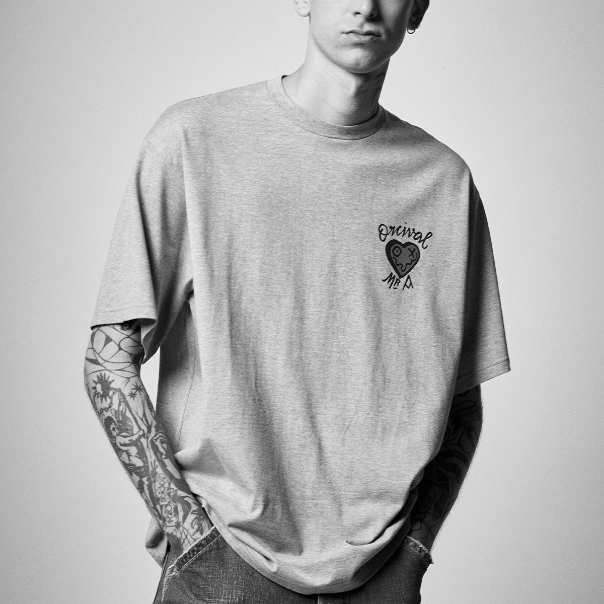 【ORCIVAL×ANDRE】 Short Sleeve Crew Neck T-shirt