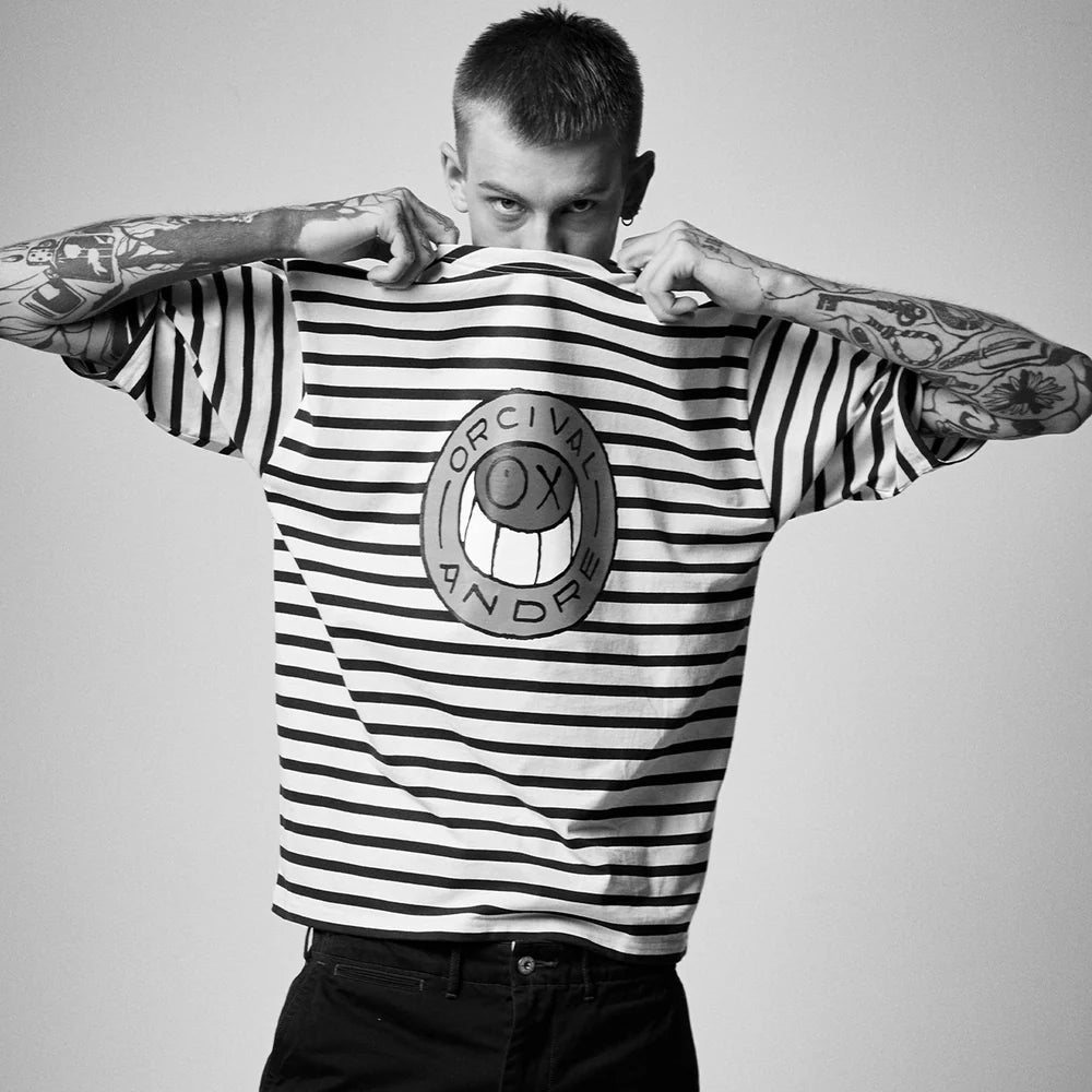 【ORCIVAL×ANDRE】 Suvin Jersey Boat Neck Half Sleeve T-Shirt