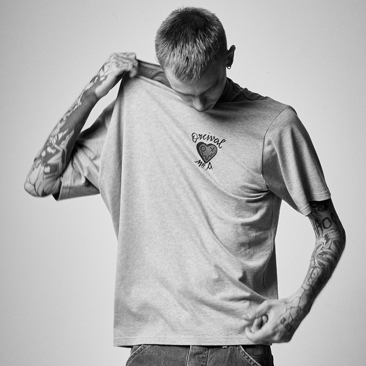 【ORCIVAL×ANDRE】 Short Sleeve Crew Neck T-shirt