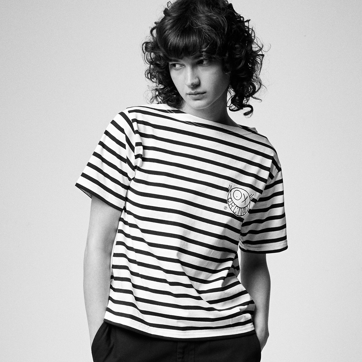【ORCIVAL×ANDRE】 Women's Suvin Jersey Boat Neck Half Sleeve T-Shirt