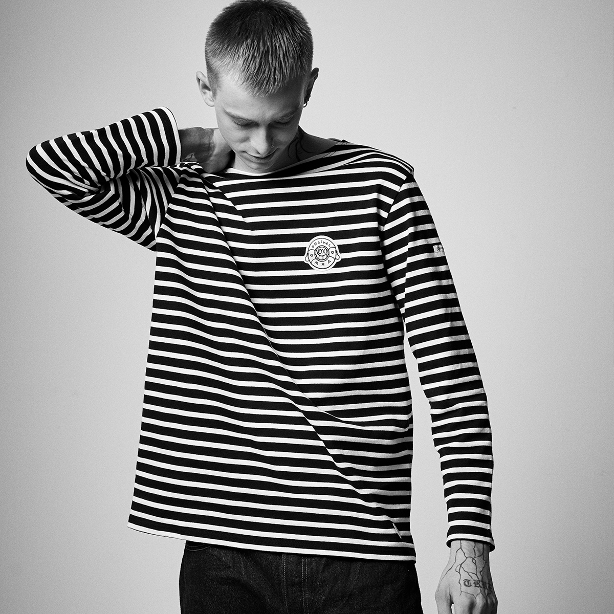 【ORCIVAL×ANDRE】 Cotton Lourd Basque Shirt