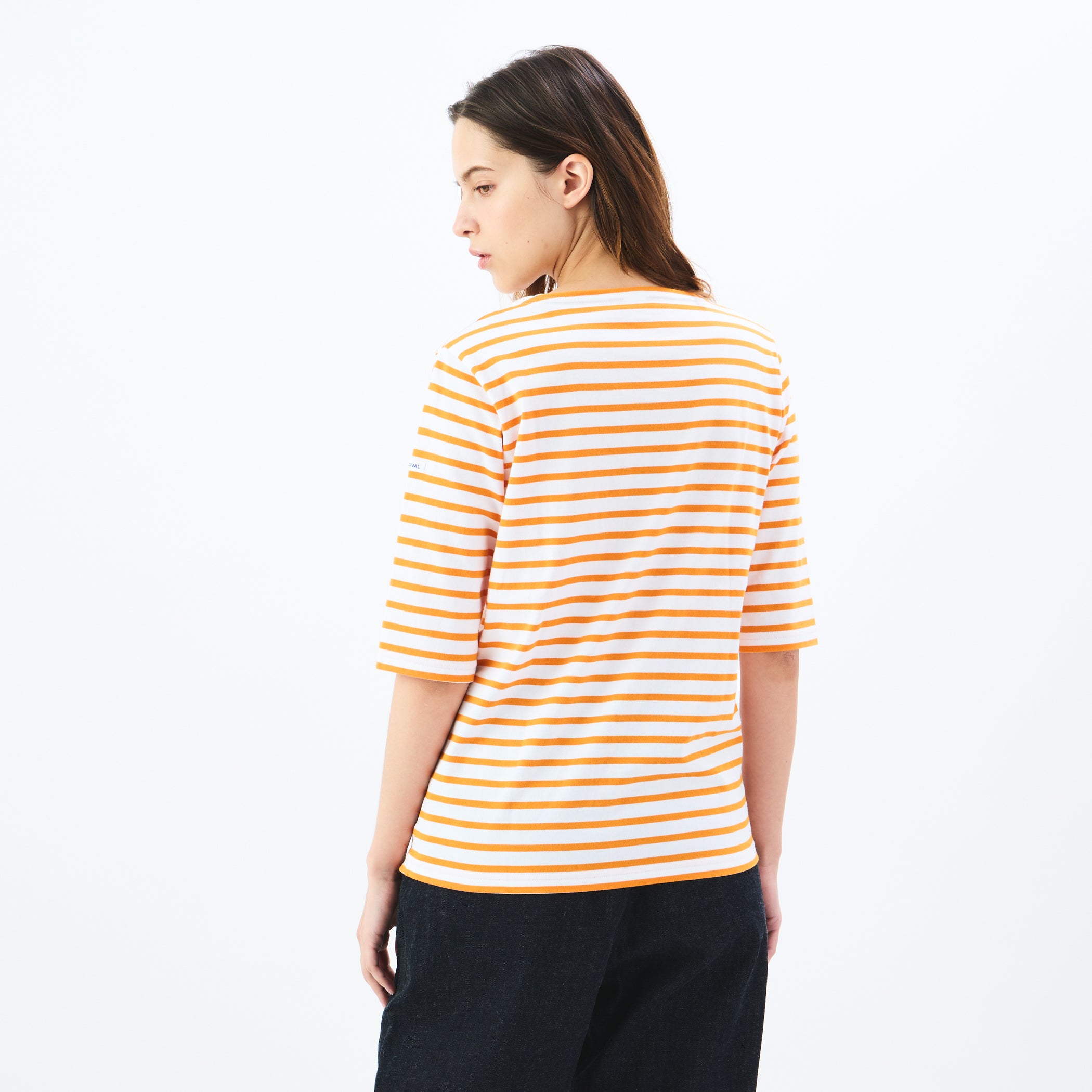 Women's Cotton Jersey Boat Neck Half Sleeve Pullover
