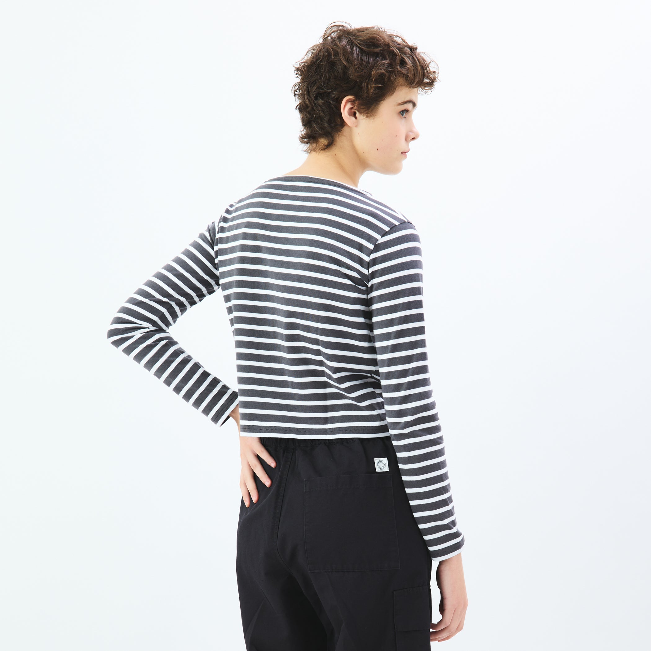 Women's Cotton Jersey Boat Neck Short Pullover