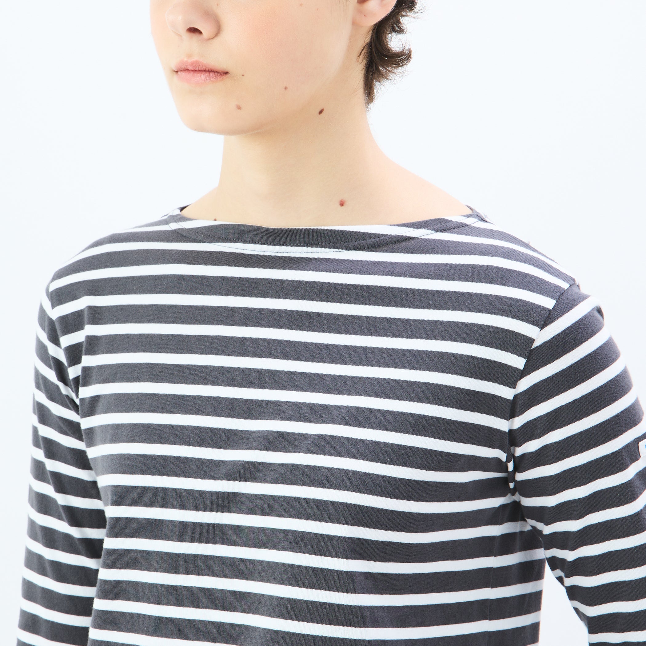 Women's Cotton Jersey Boat Neck Short Pullover