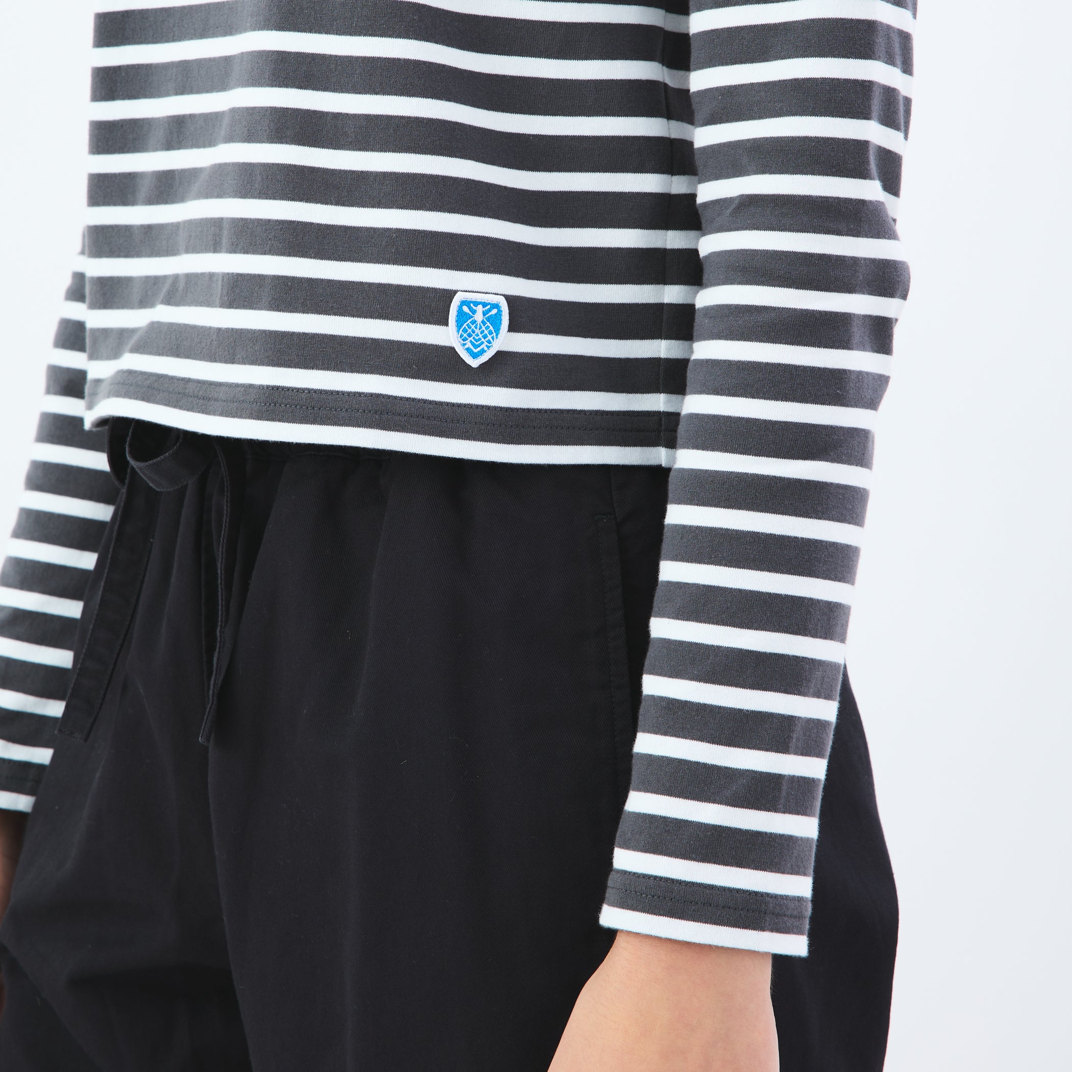 Women's Cotton Jersey Boat Neck Short Pullover