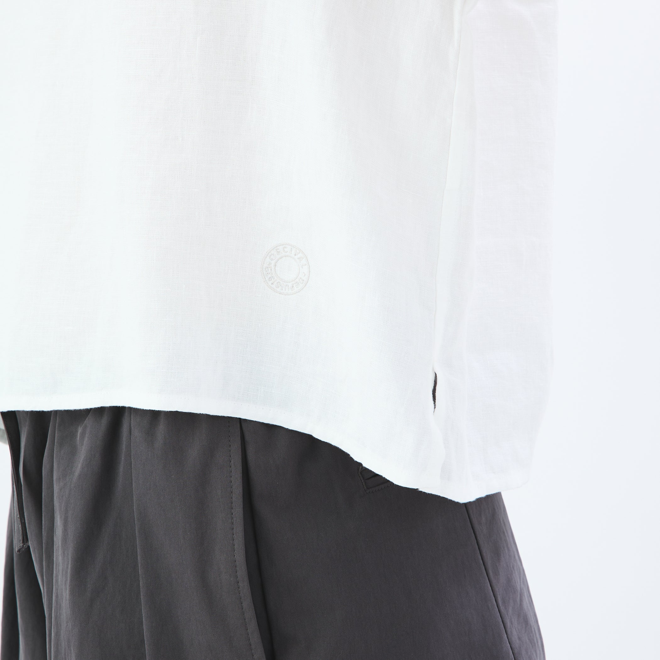 Women's Linen Half Sleeve Sailor Pullover Shirt