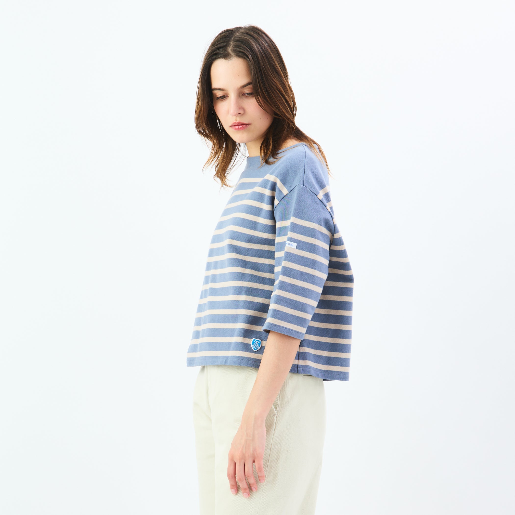 Women's Rachel Wide Half Sleeve Basque Shirt