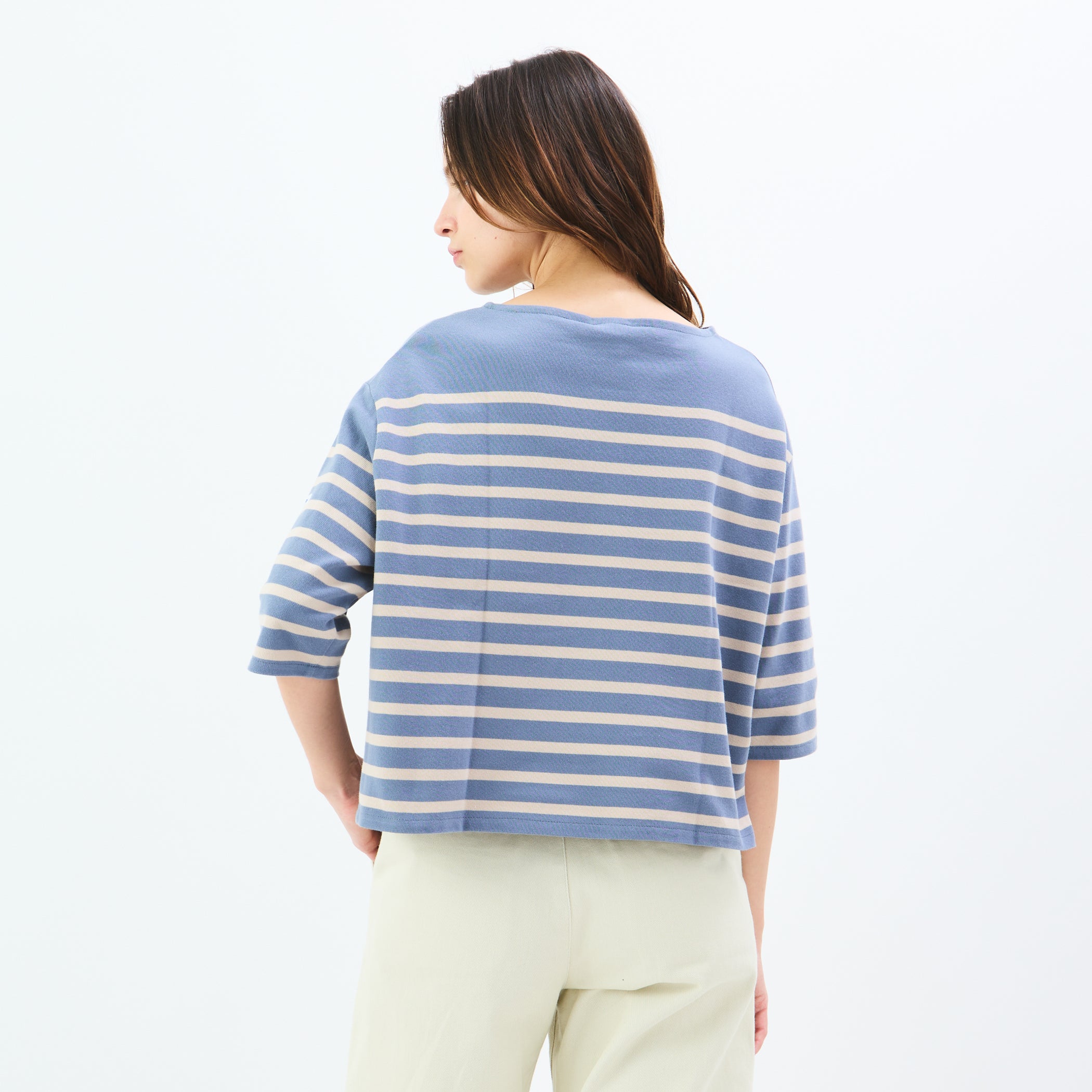 Women's Rachel Wide Half Sleeve Basque Shirt