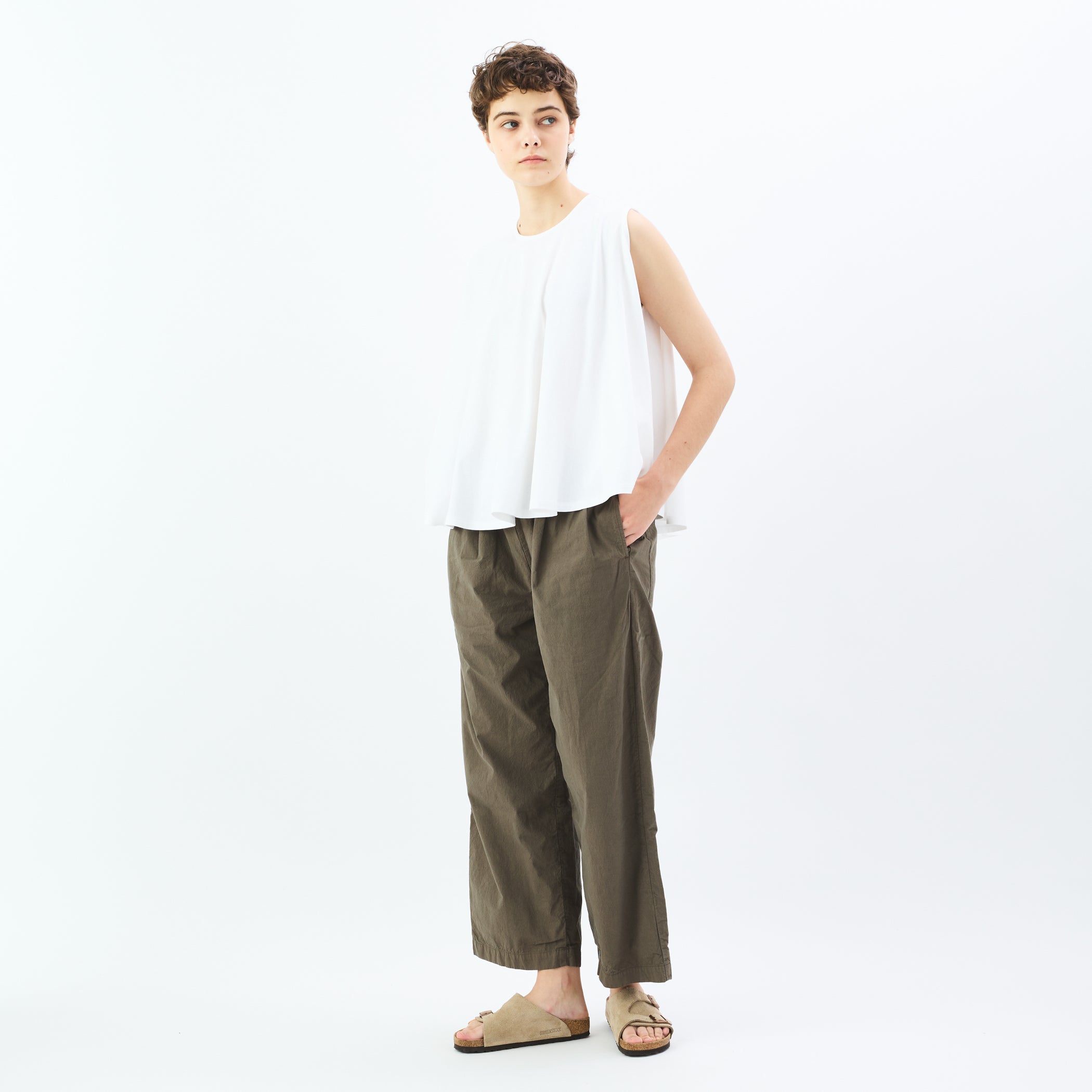 Women's Open End Jersey Sleeveless Blouse
