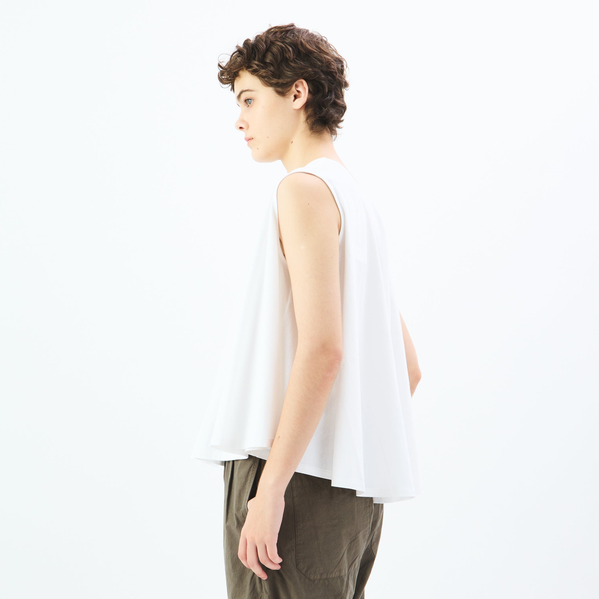 Women's Open End Jersey Sleeveless Blouse