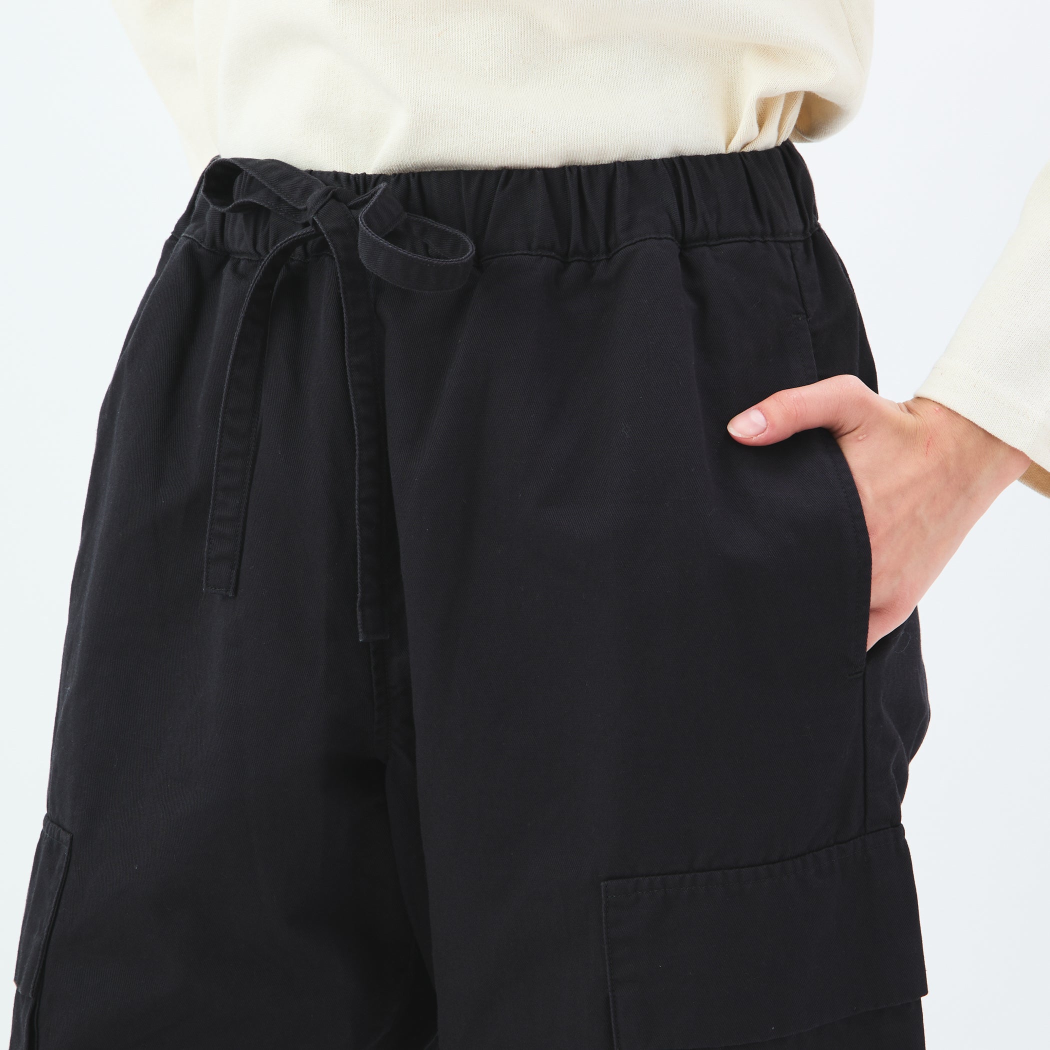 Cotton Linen Easy Cargo Pants