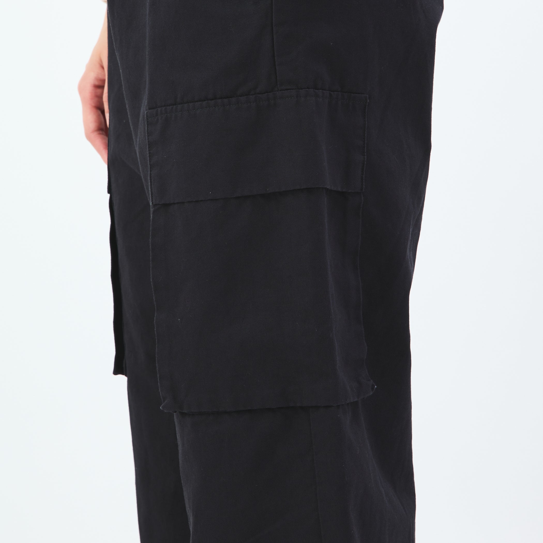 Cotton Linen Easy Cargo Pants