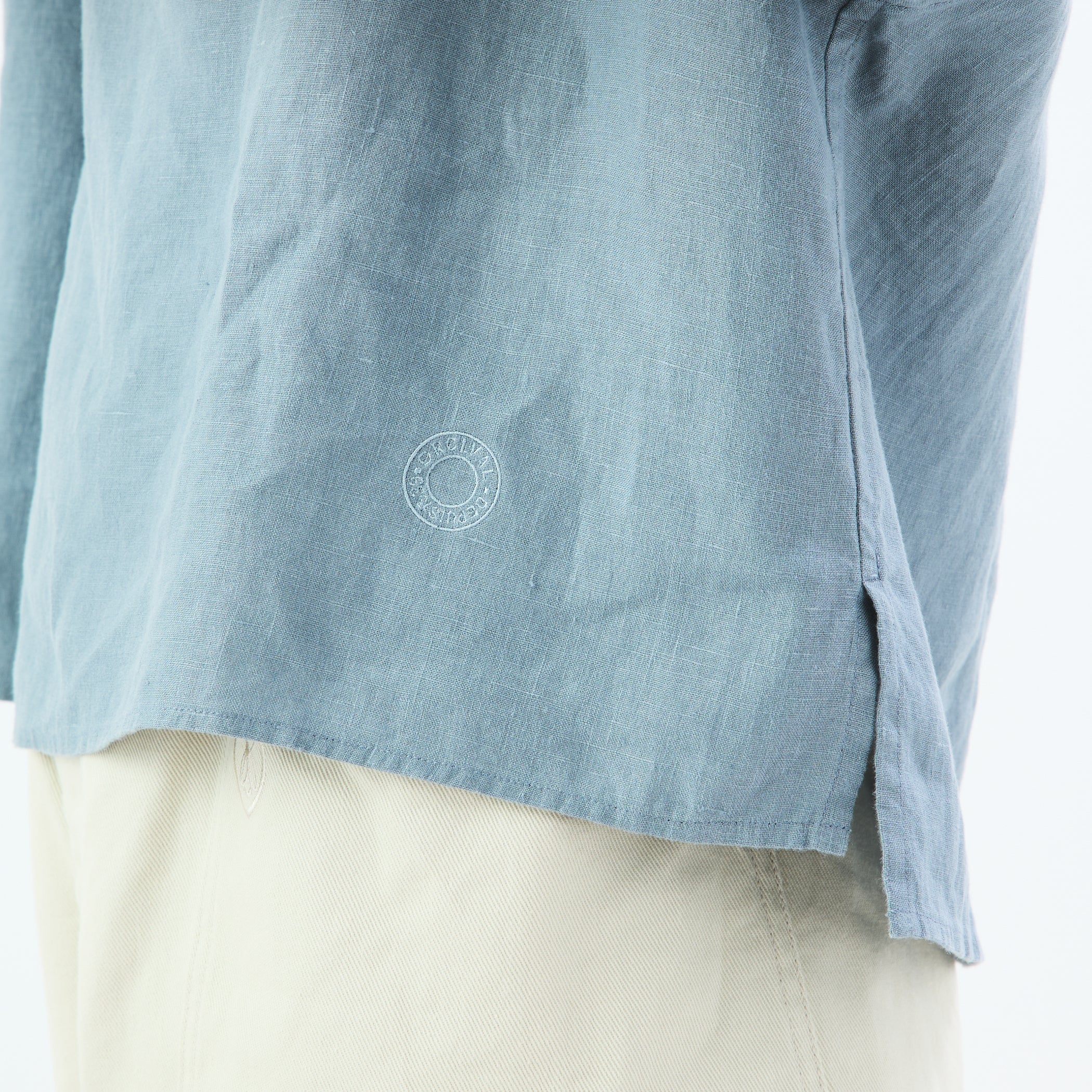 Women's Linen Half Sleeve Boat Neck Pullover Shirt