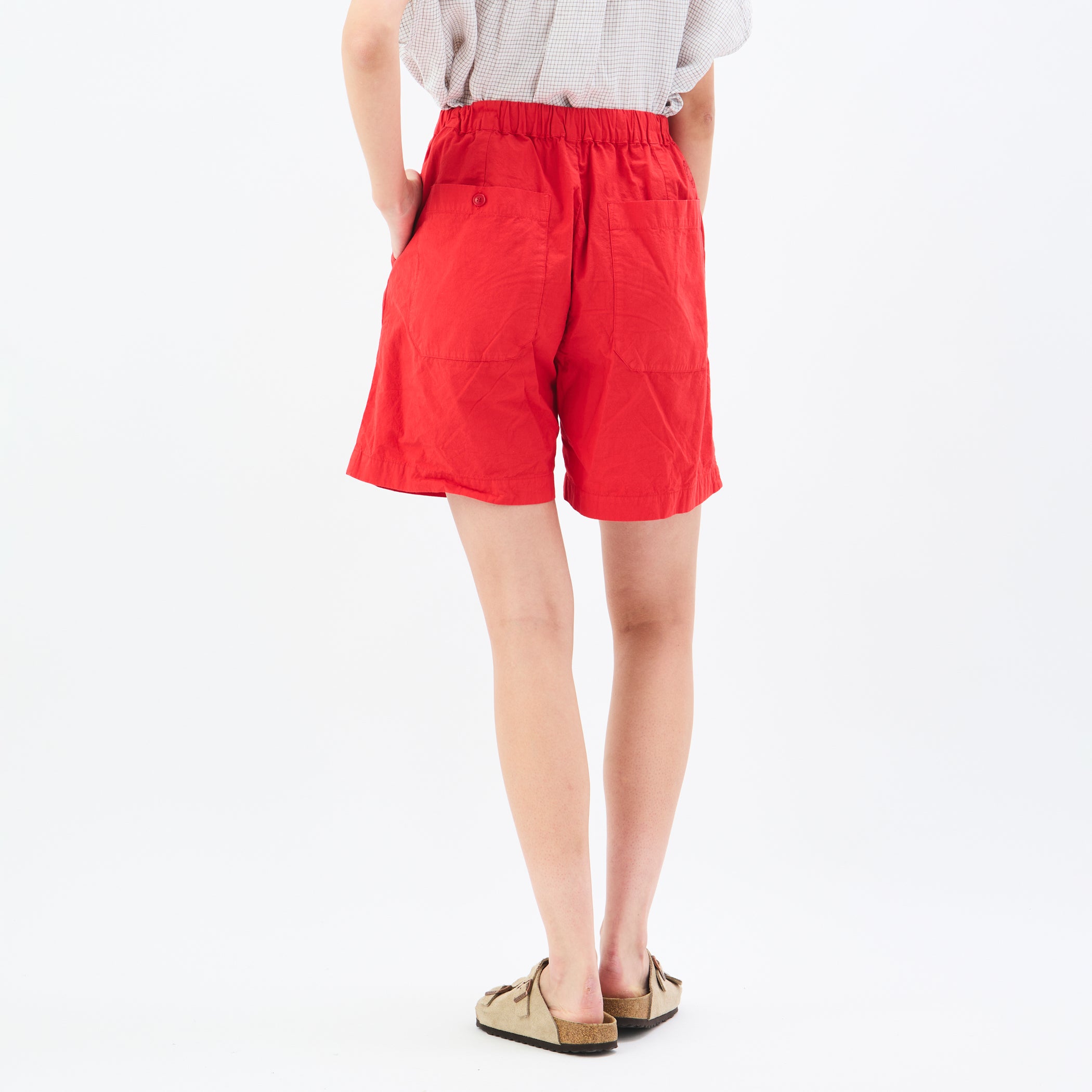 Garment Dye Poplin Easy Short Pants