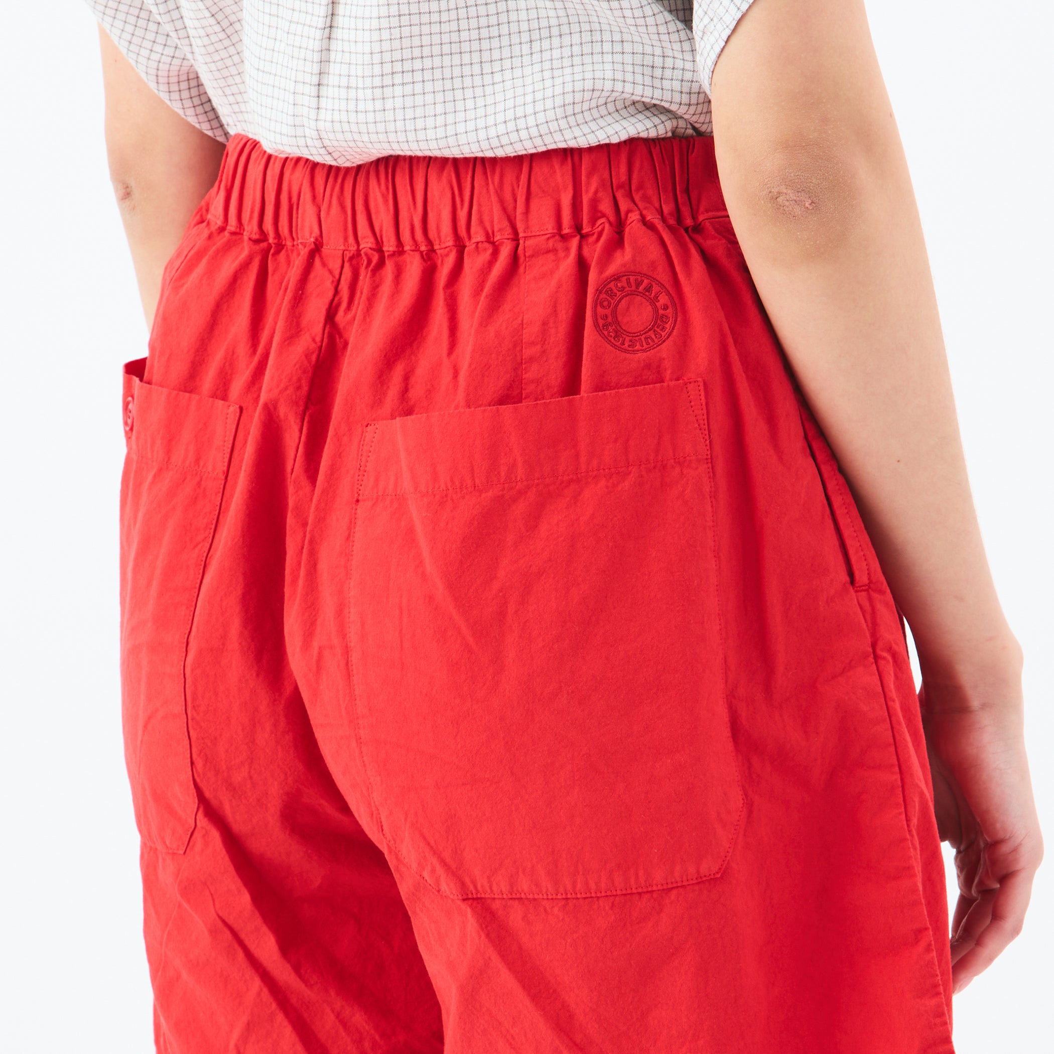 Garment Dye Poplin Easy Short Pants