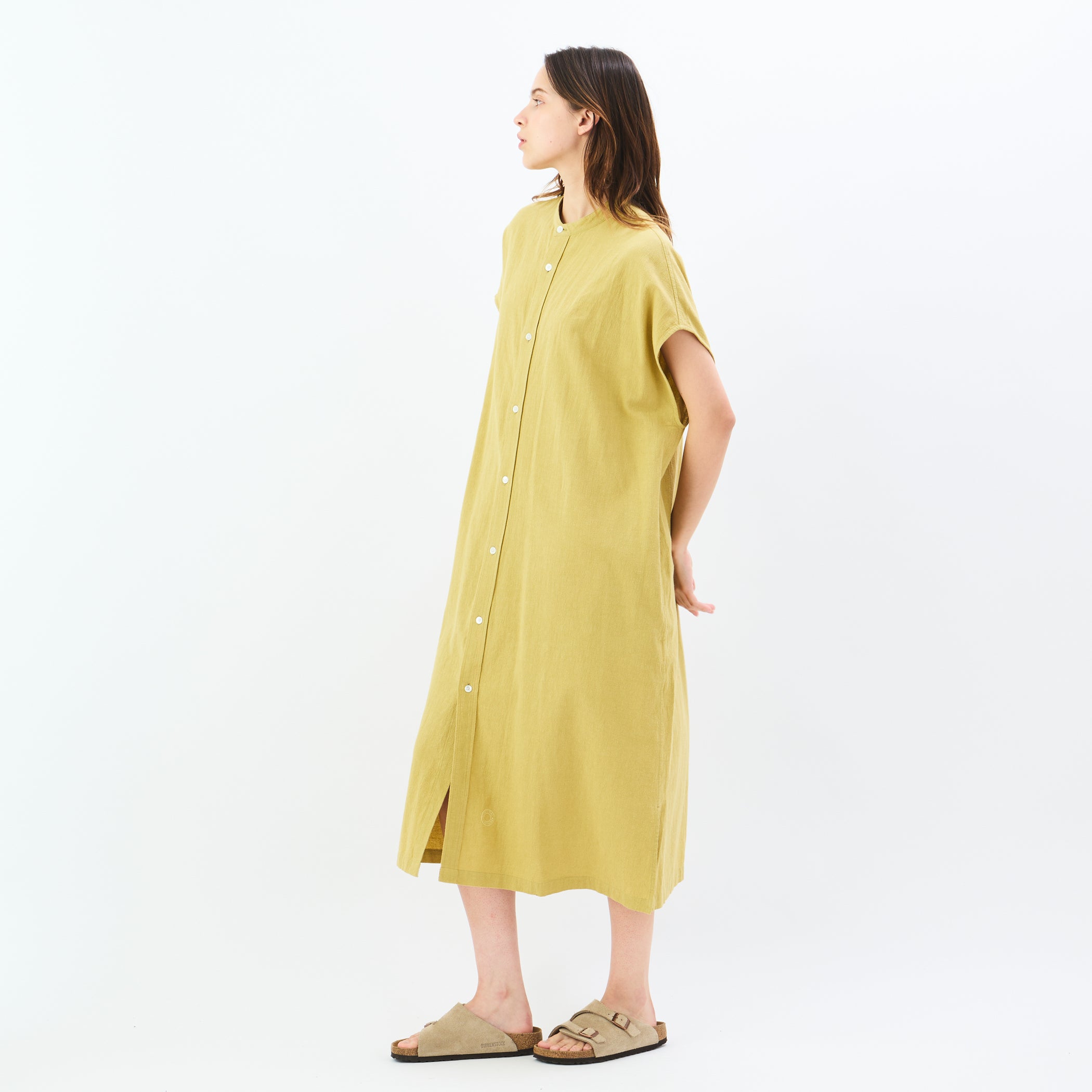 Women's Cotton Linen Voile Sleeveless Dress