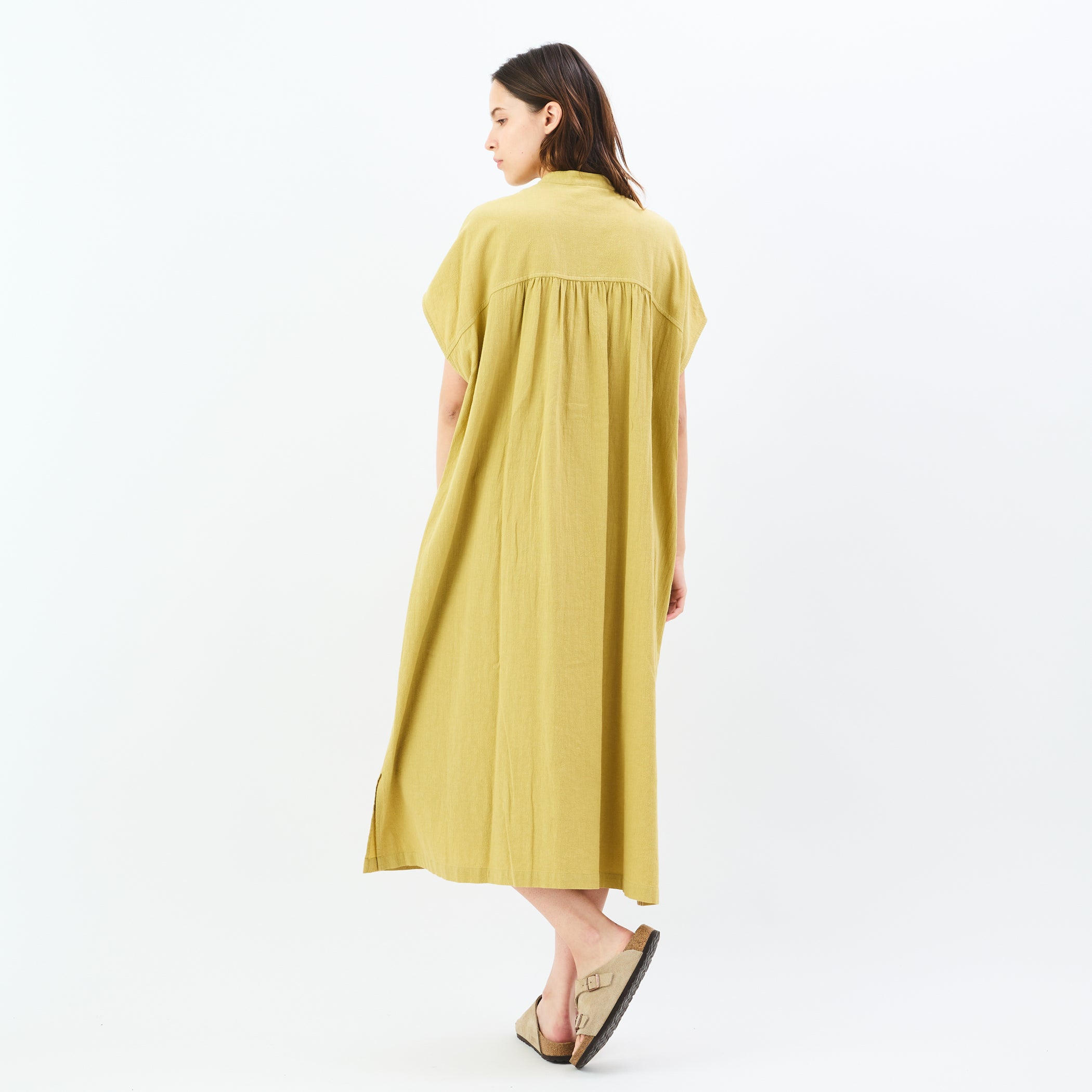 Women's Cotton Linen Voile Sleeveless Dress