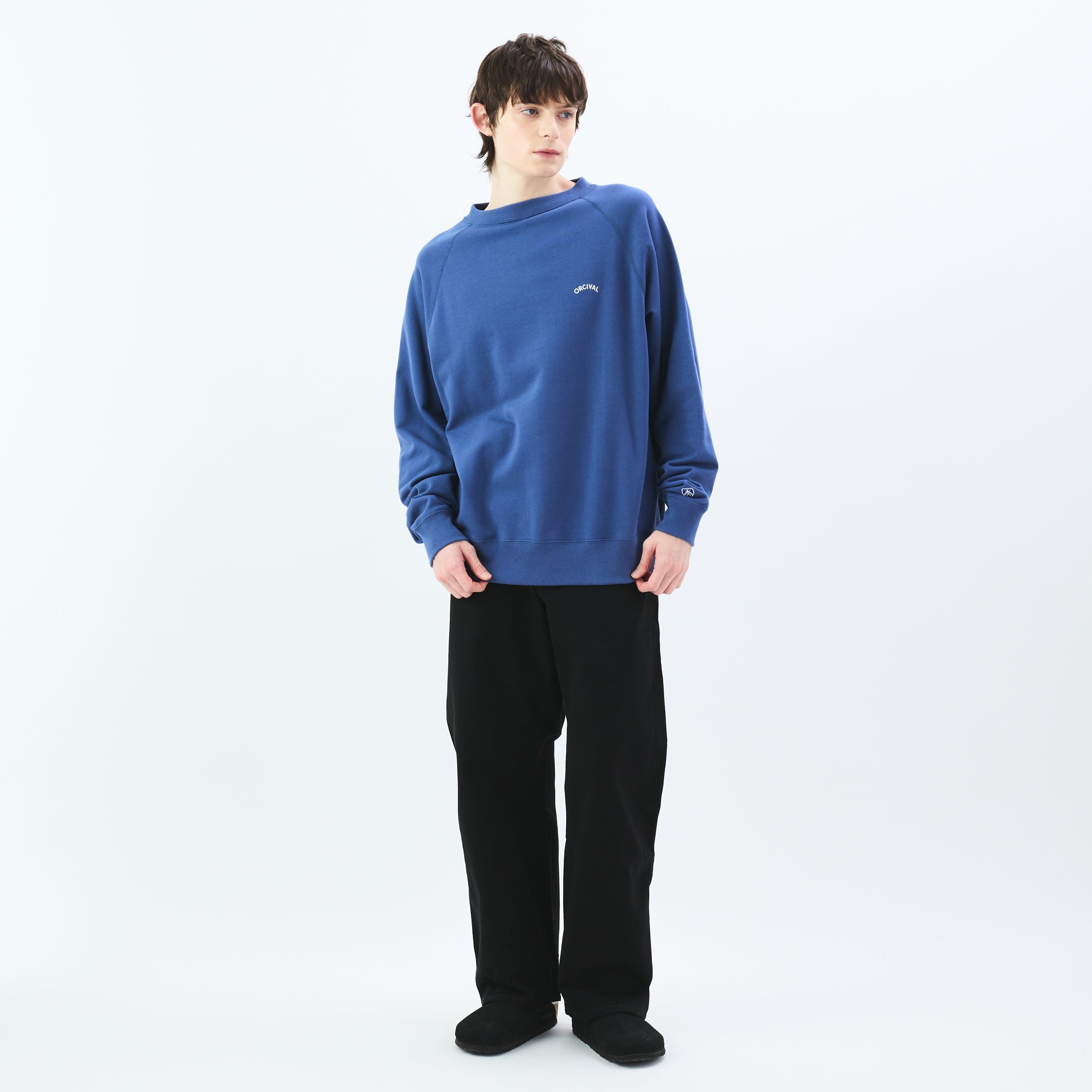 Men's Light French Terry Boat Neck Sweat
