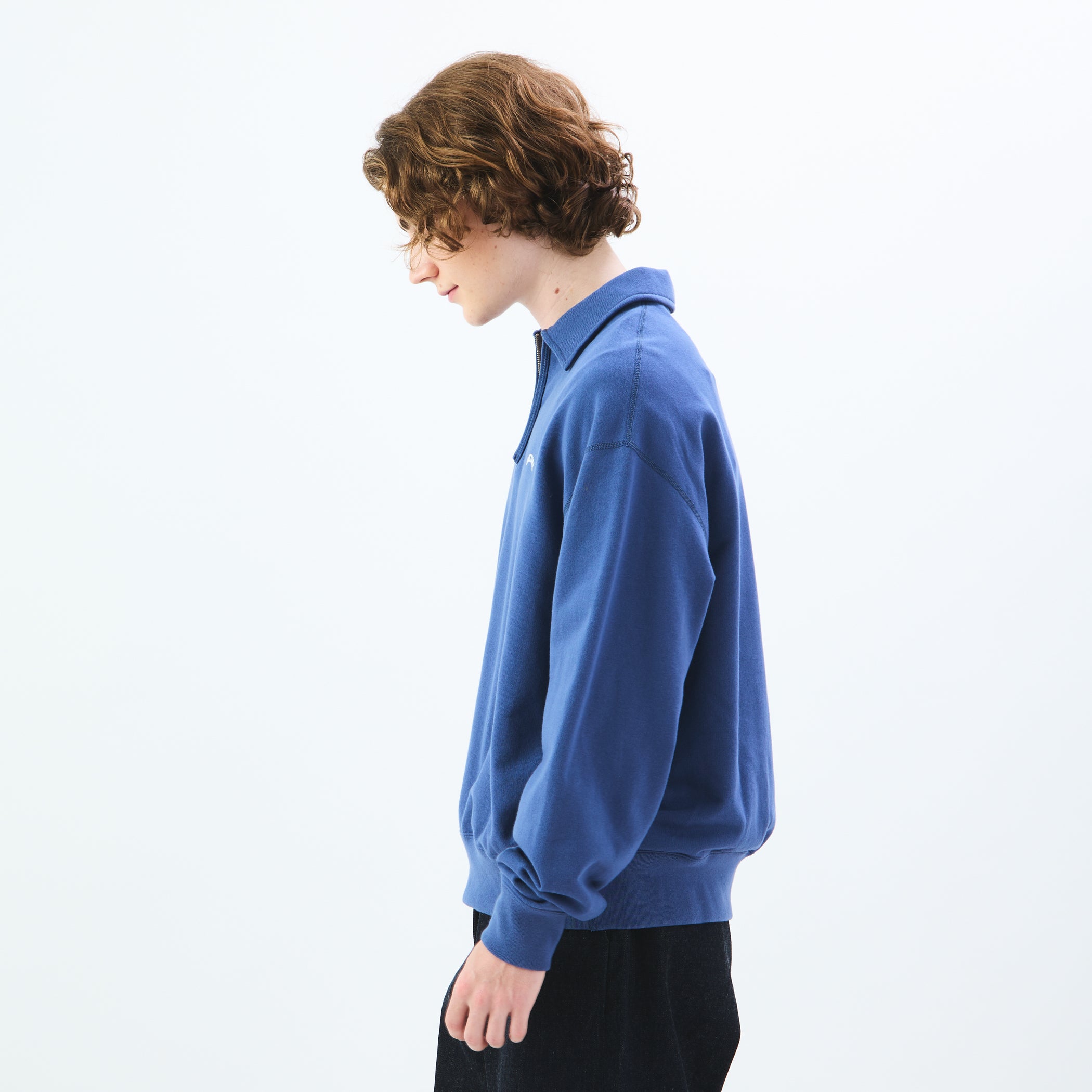Men's Light French Terry Half Zip Sweat