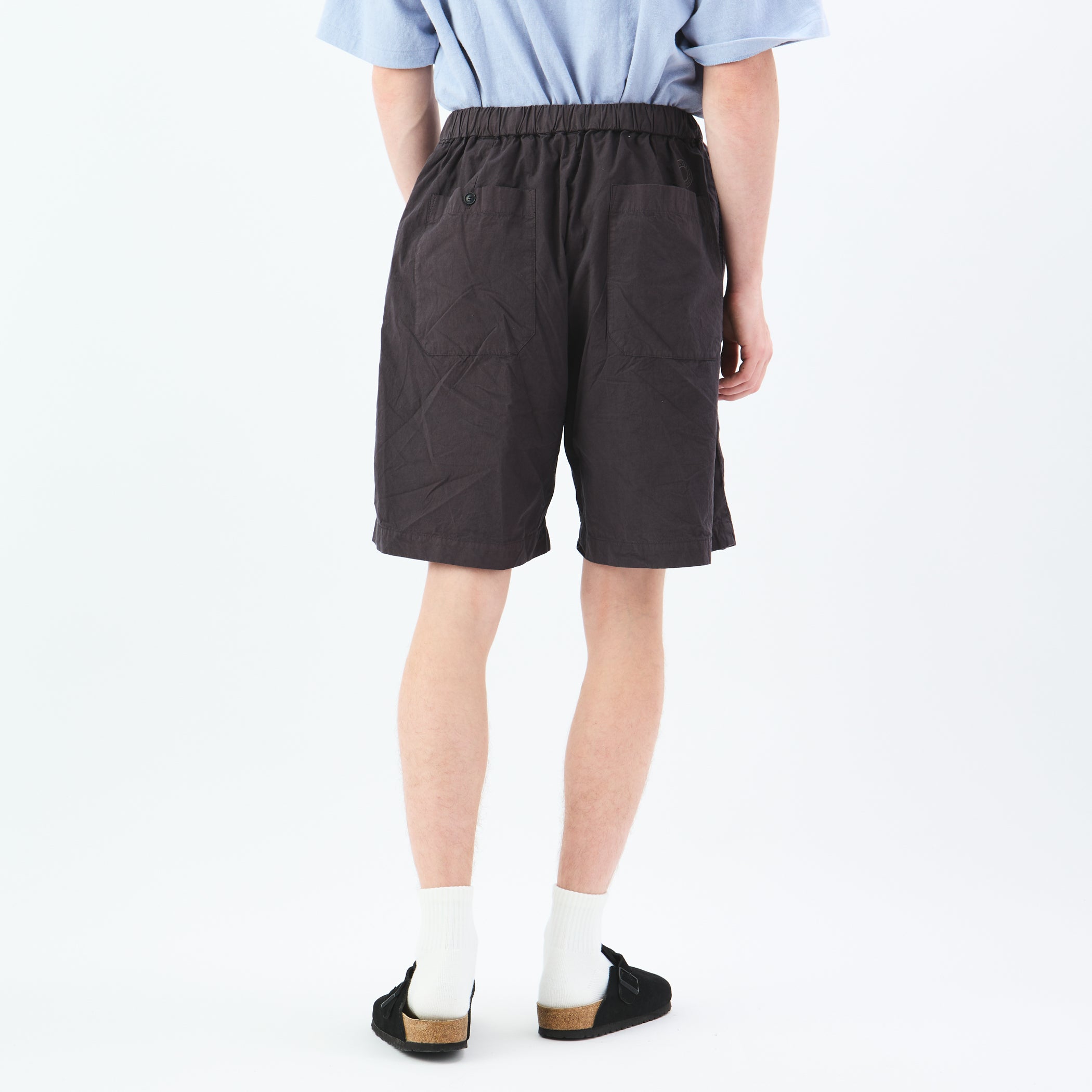 Garment Dye Poplin Easy Short Pants